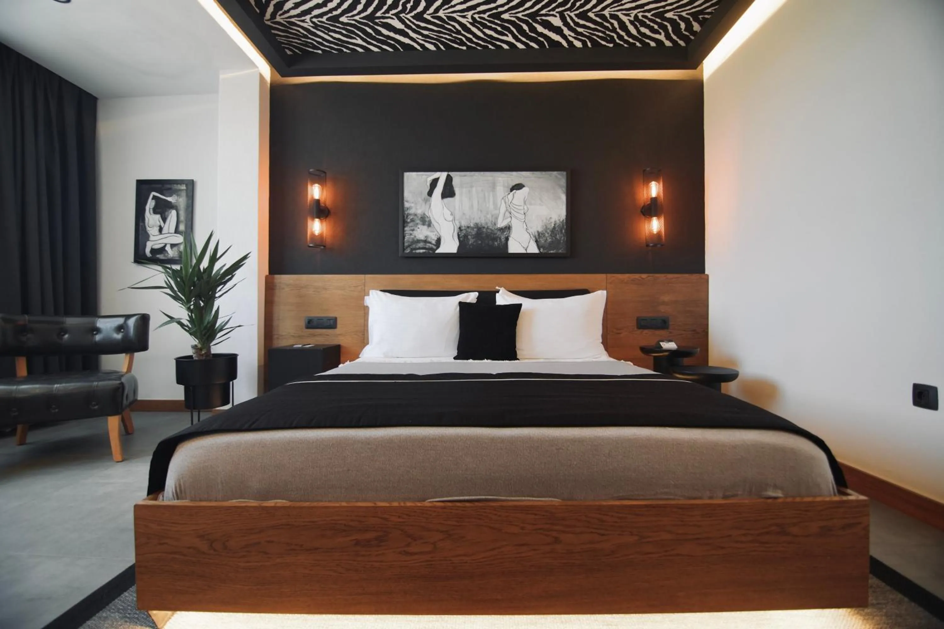 Seating area, Bed in The Local House Alaçatı