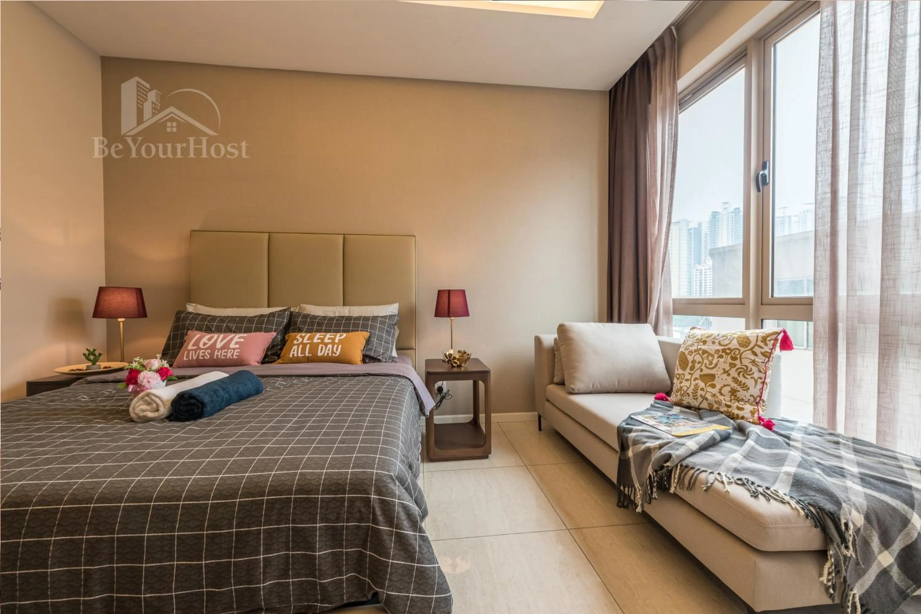 Seating area, Bed in Dorsett Residences Sri Hartamas (Kuala Lumpur)