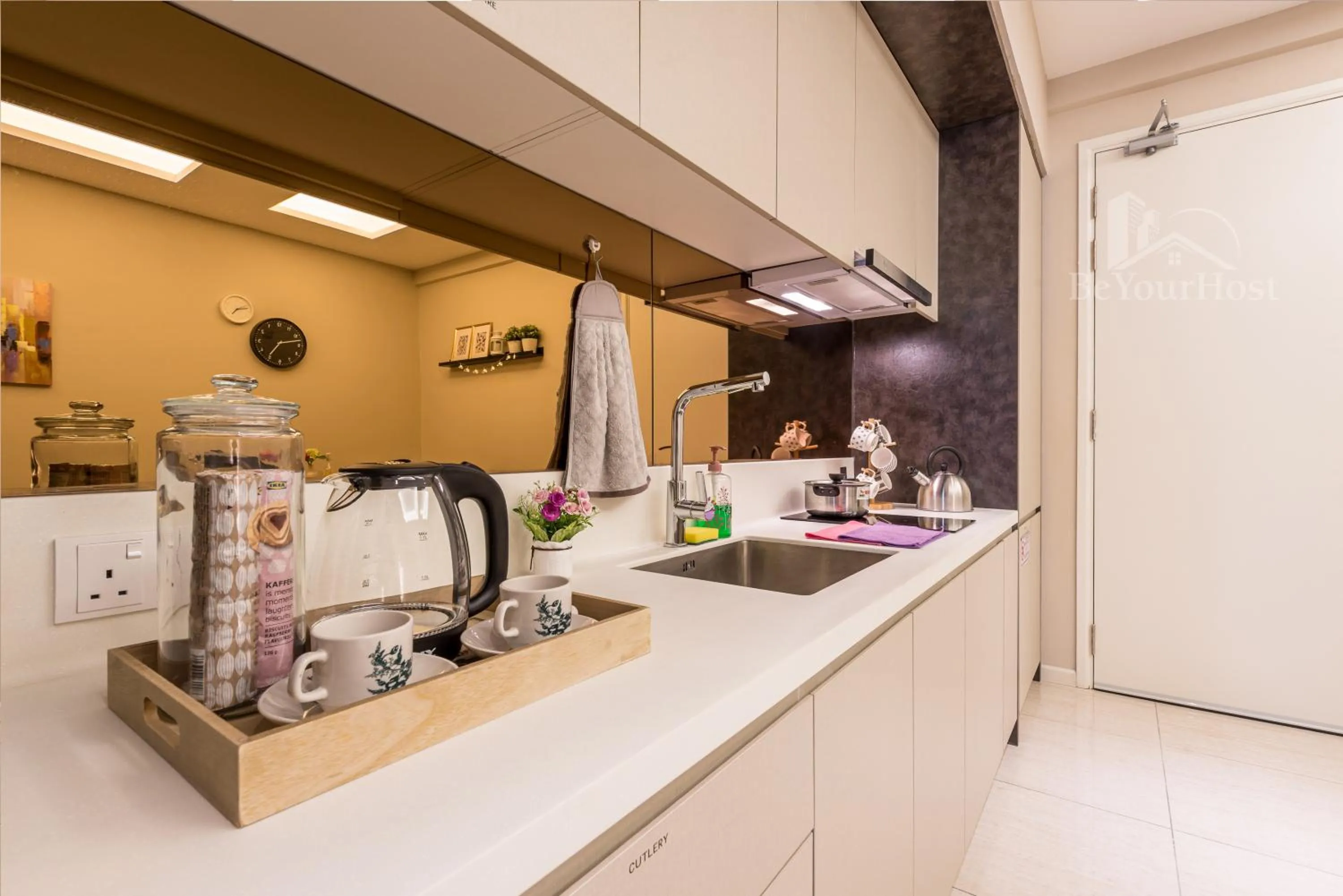 Kitchen or kitchenette in Dorsett Residences Sri Hartamas (Kuala Lumpur)