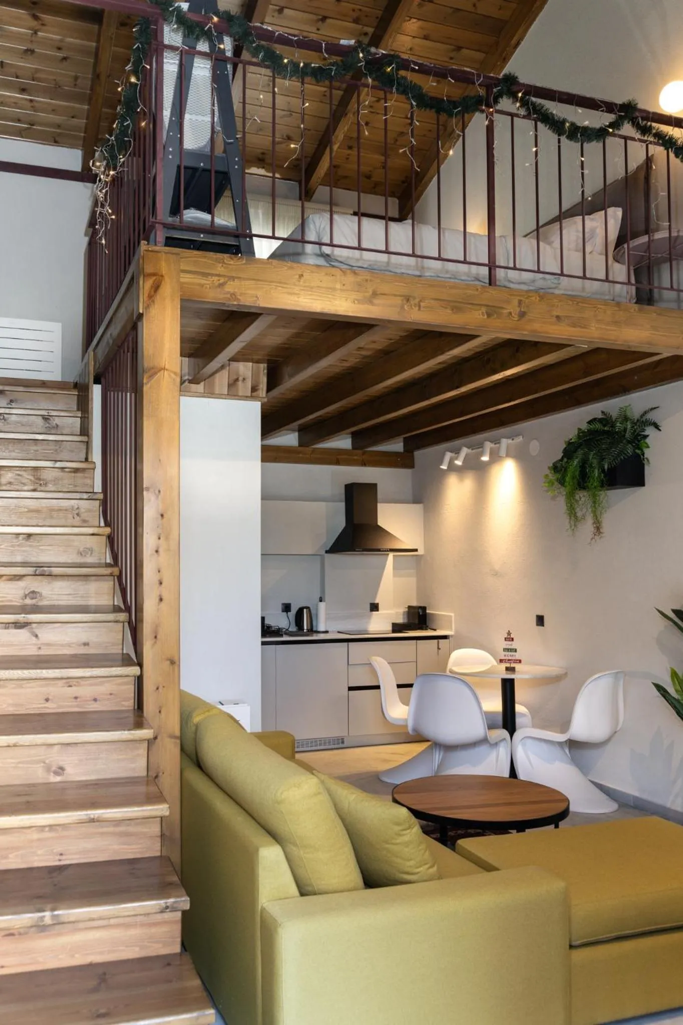 Living room in Malathro Olympus Guest House