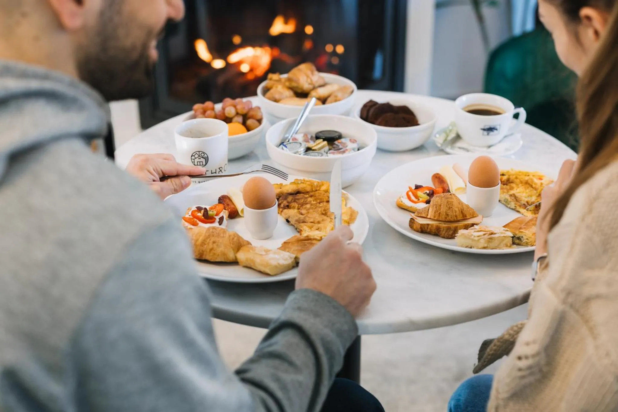 People in Malathro Olympus Guest House