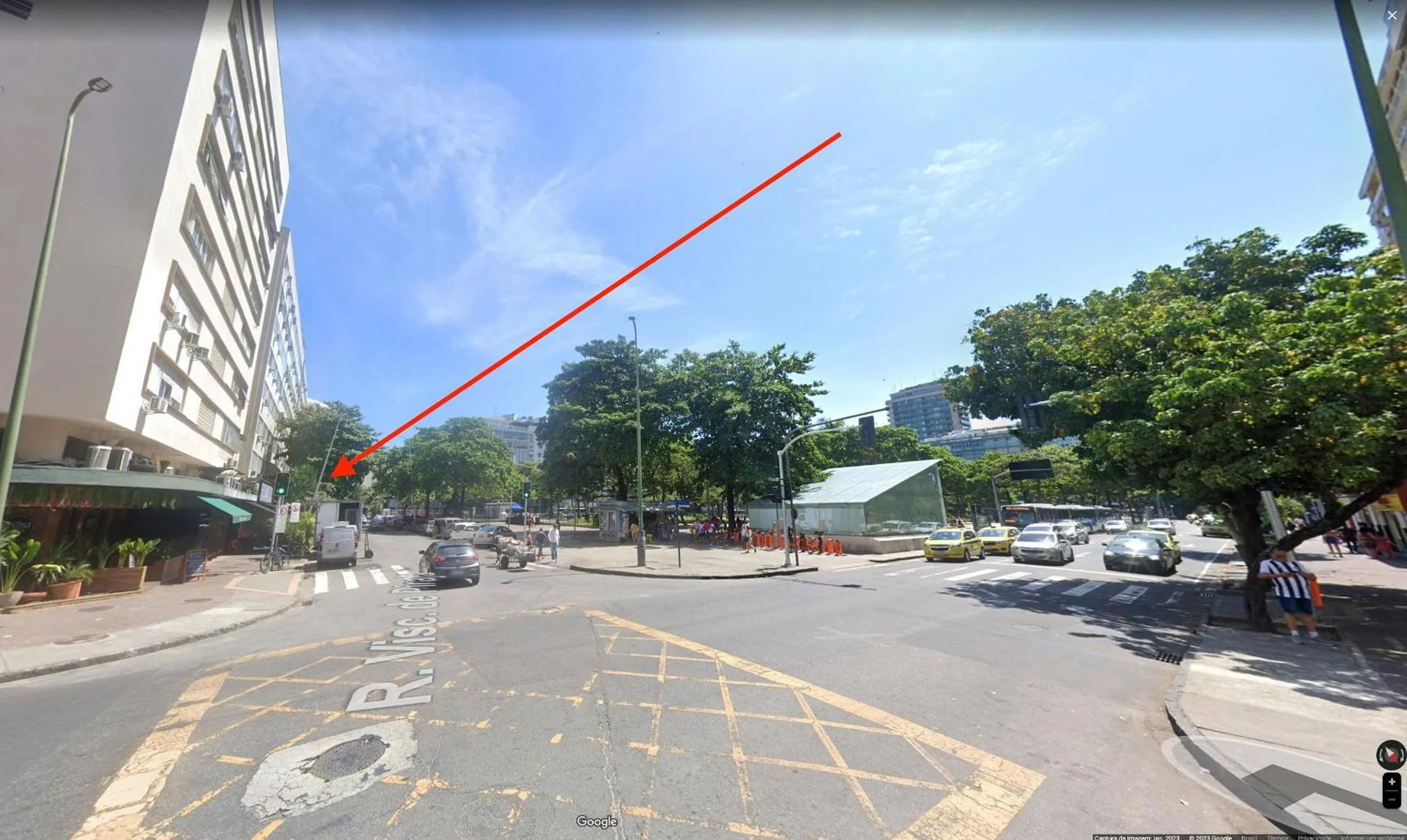 Street view in Praia e Conforto em Ipanema!