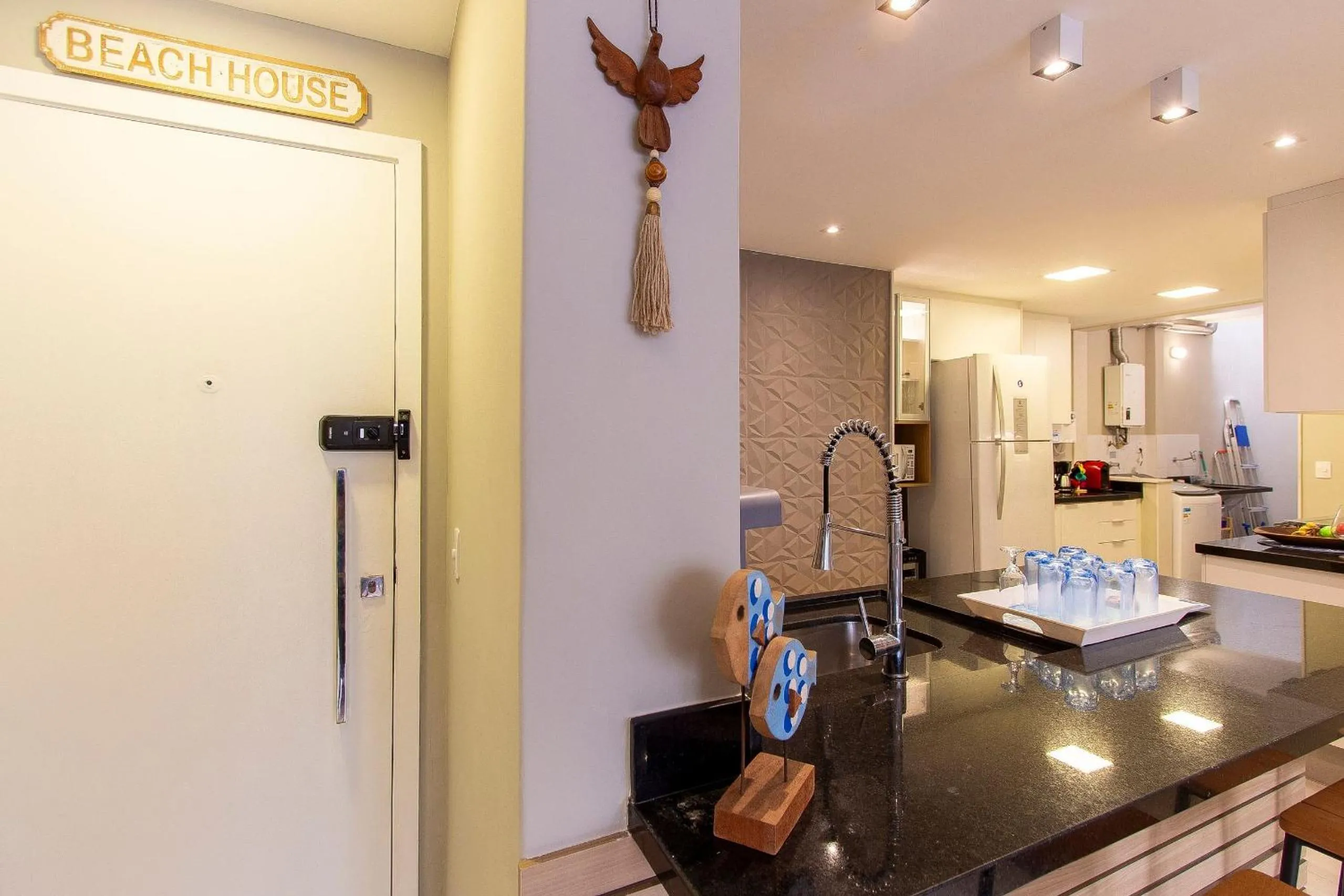 Kitchen or kitchenette in Praia e Conforto em Ipanema!