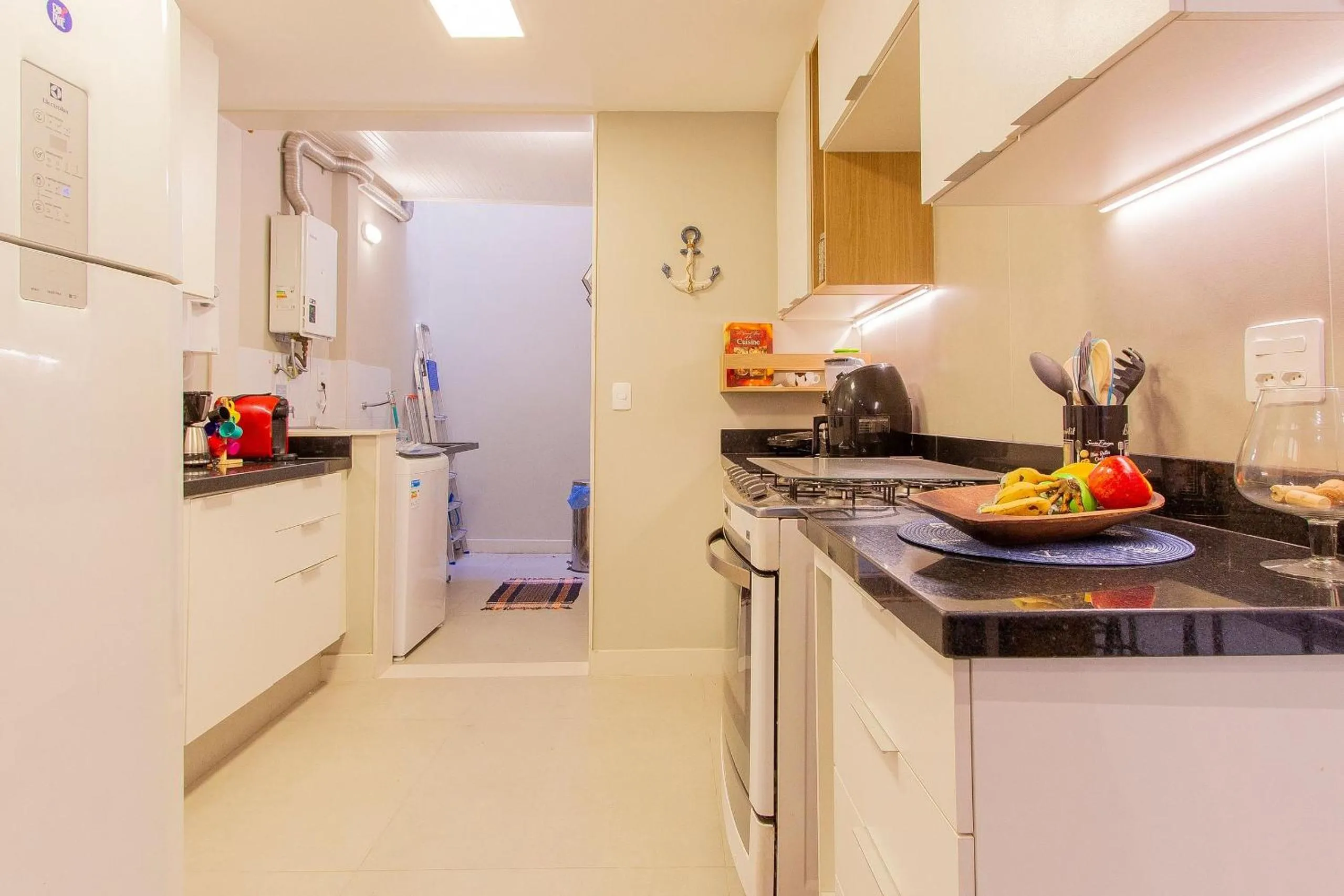 Kitchen or kitchenette in Praia e Conforto em Ipanema!