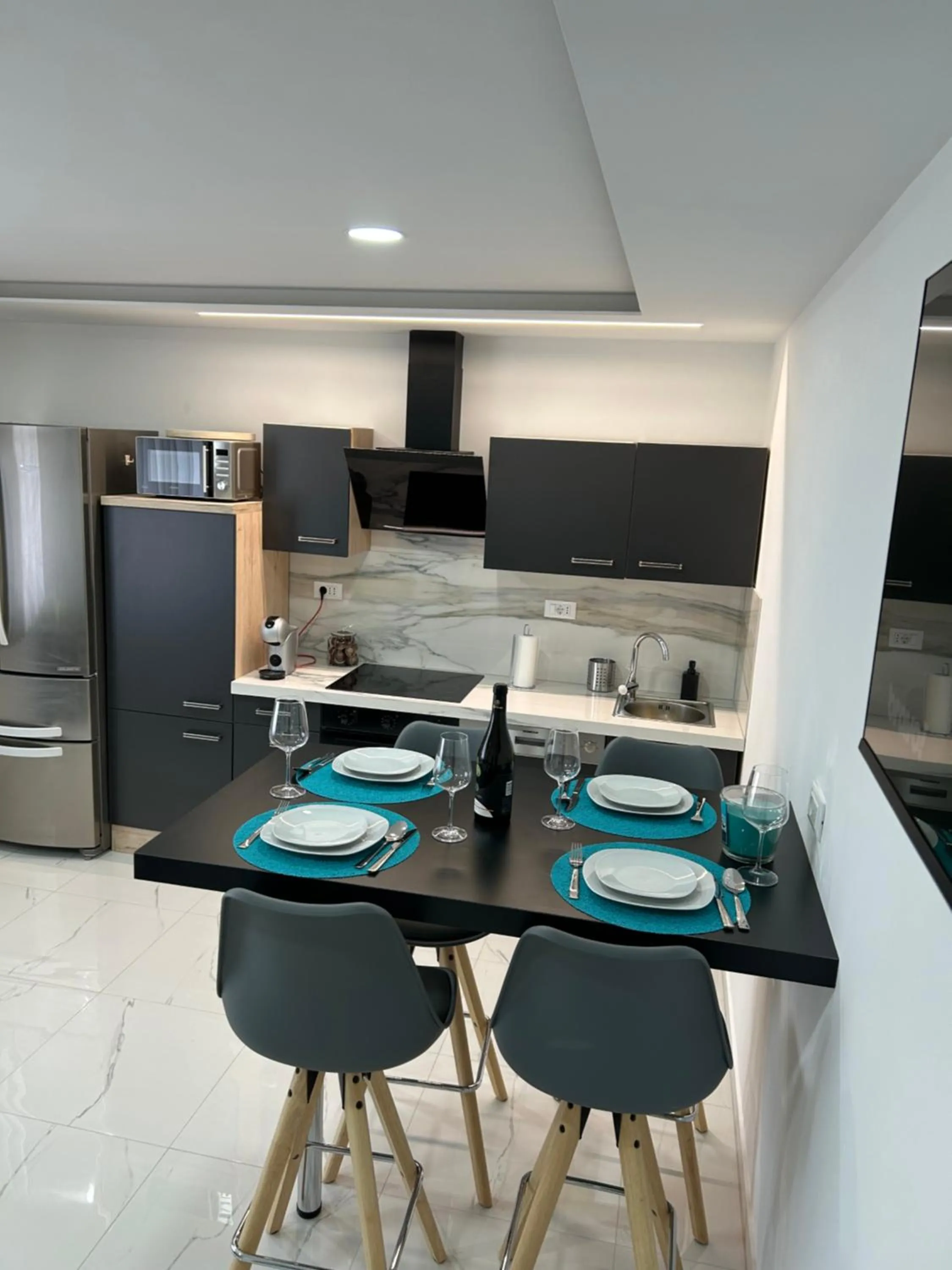 Kitchen or kitchenette in Rijeka UrbanSPA
