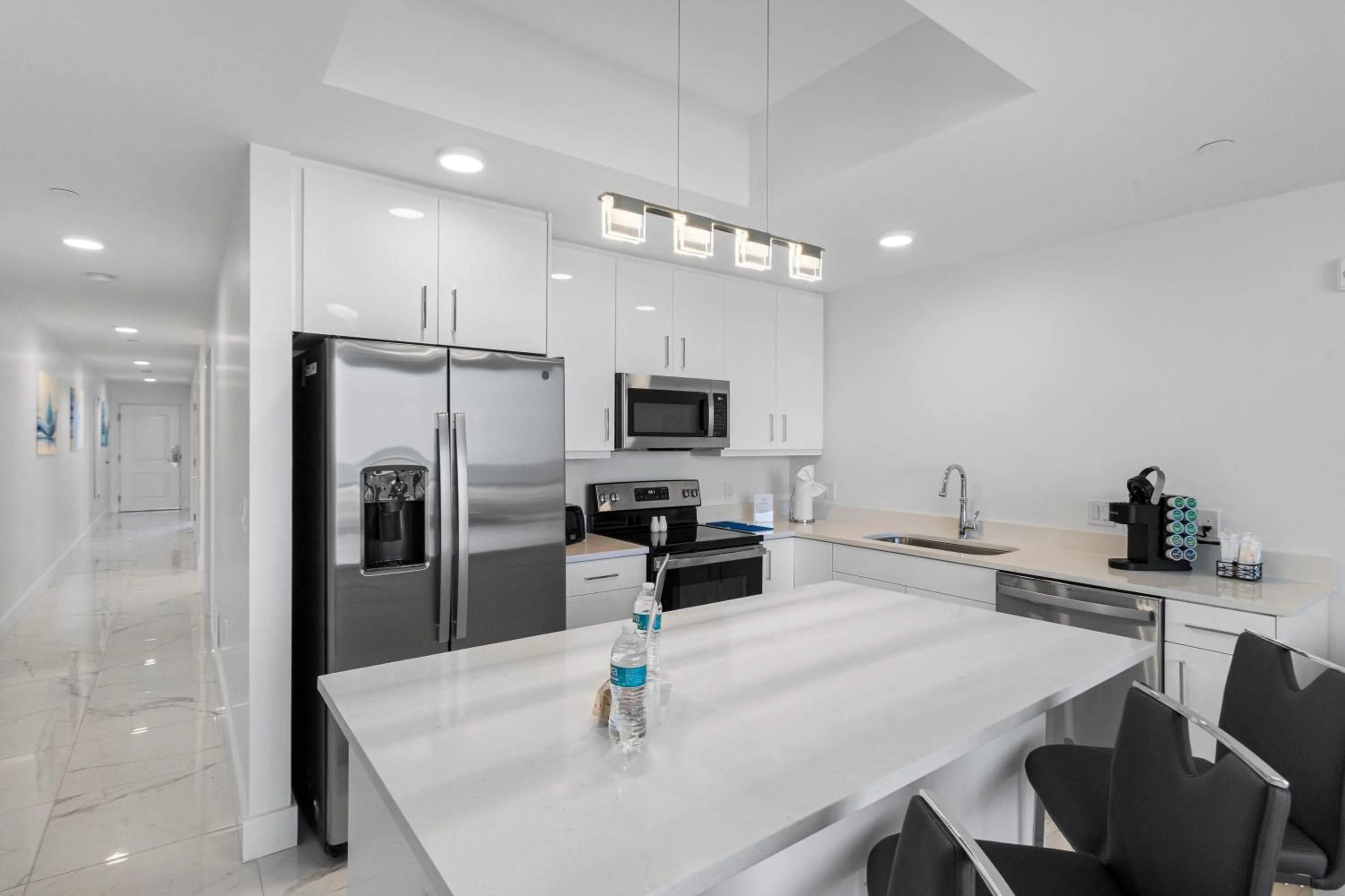 Kitchen or kitchenette in Ocean Club Treasure Island Hotel