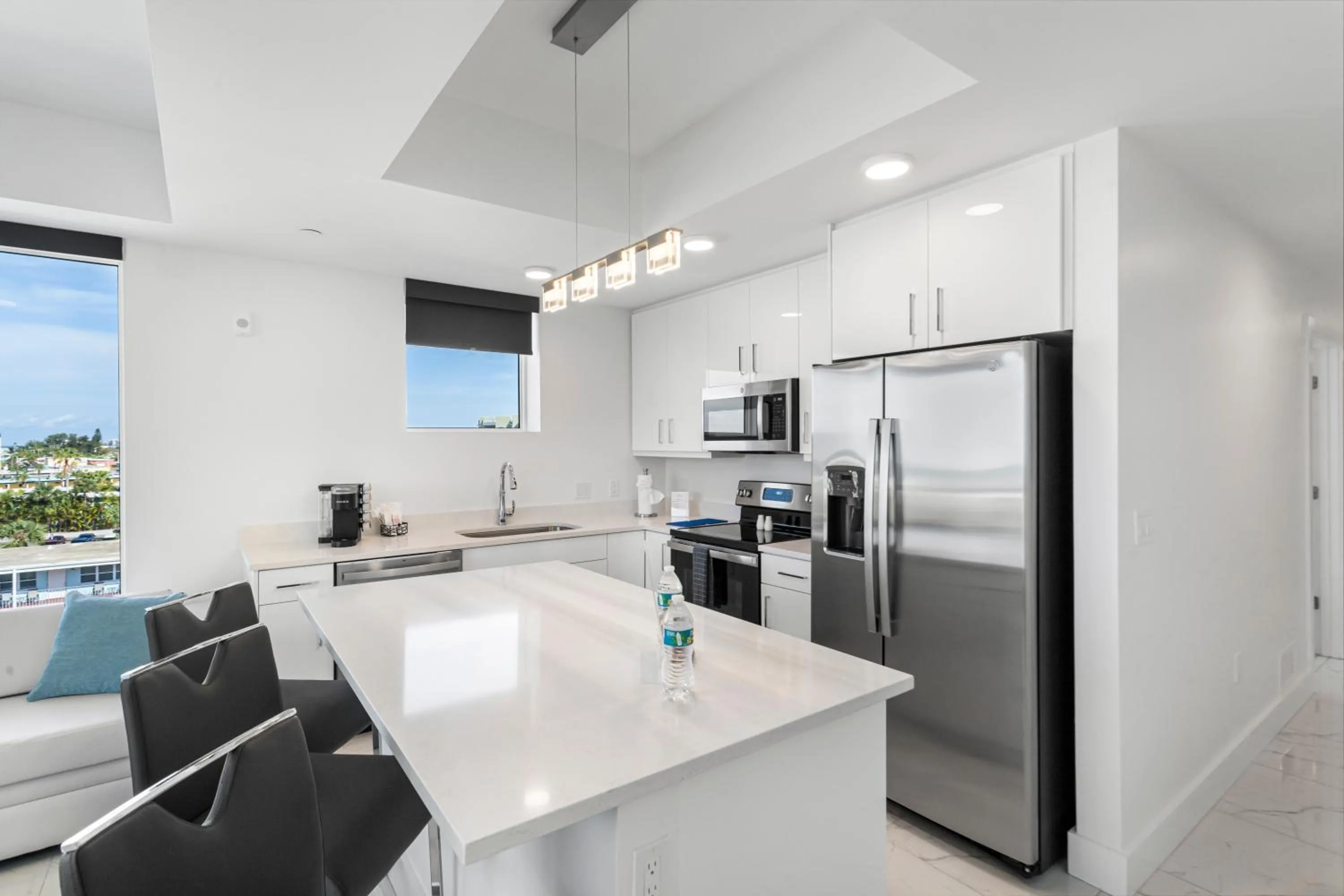 Kitchen or kitchenette in Ocean Club Treasure Island Hotel