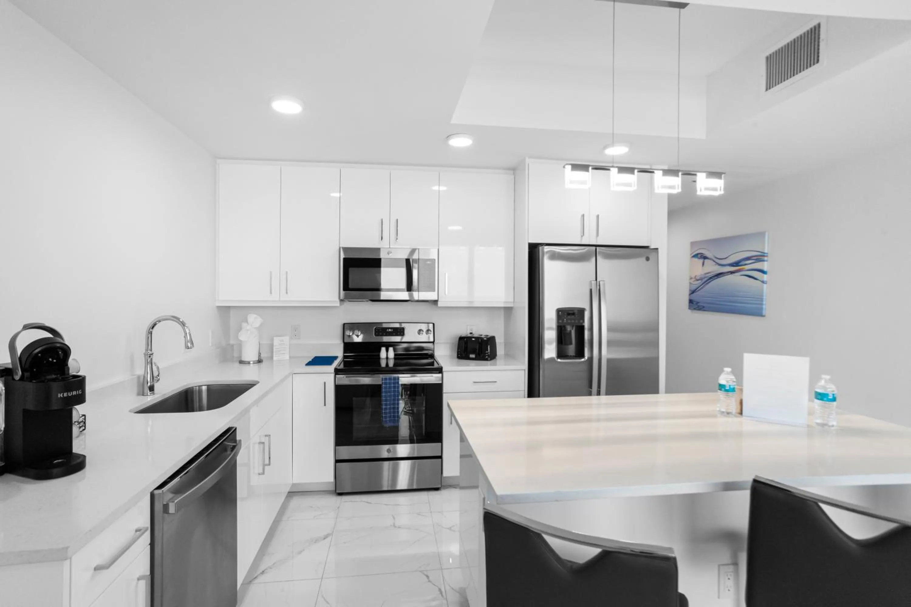 Kitchen or kitchenette in Ocean Club Treasure Island Hotel