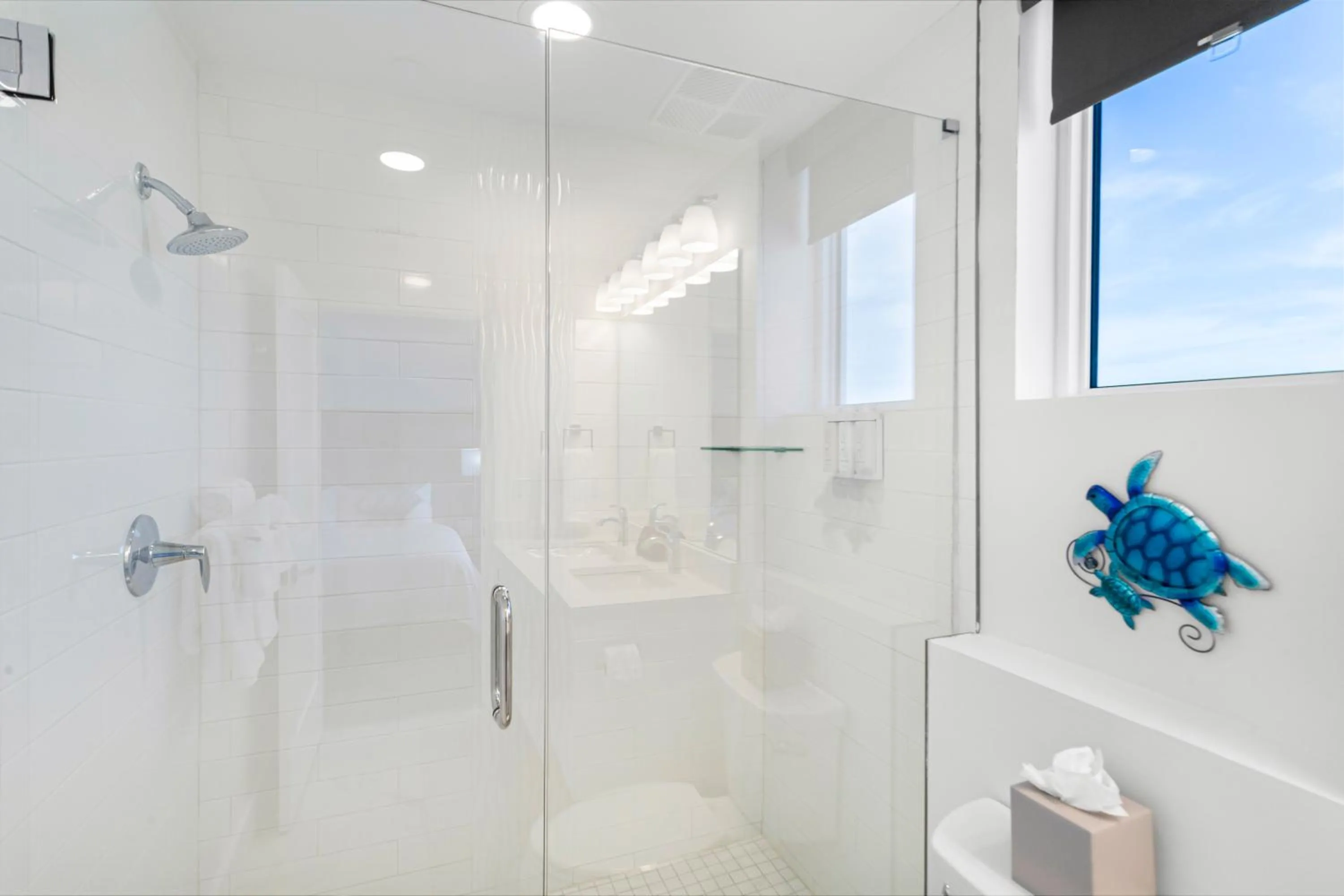 Shower in Ocean Club Treasure Island Hotel