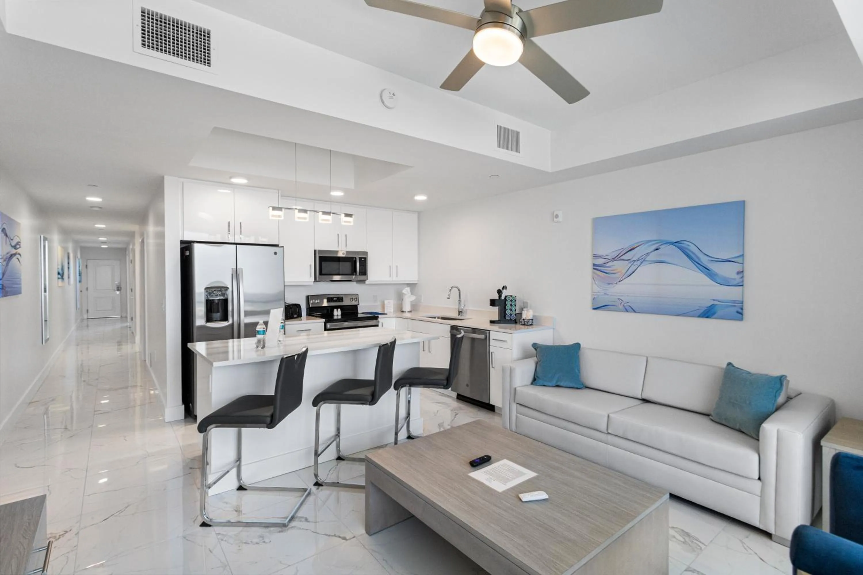 Kitchen or kitchenette in Ocean Club Treasure Island Hotel