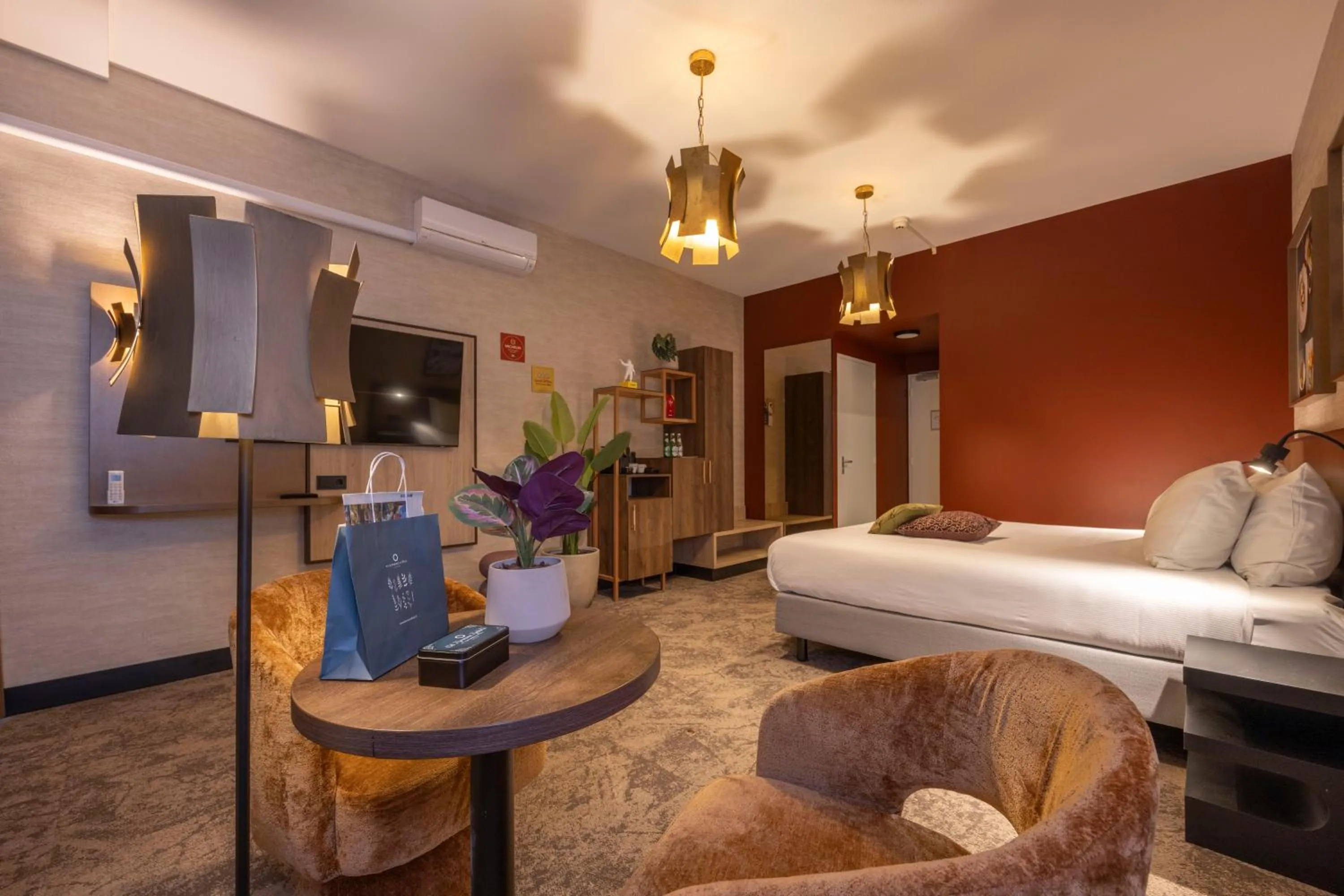 Bed in Fletcher Hotel-Restaurant Klein Zwitserland