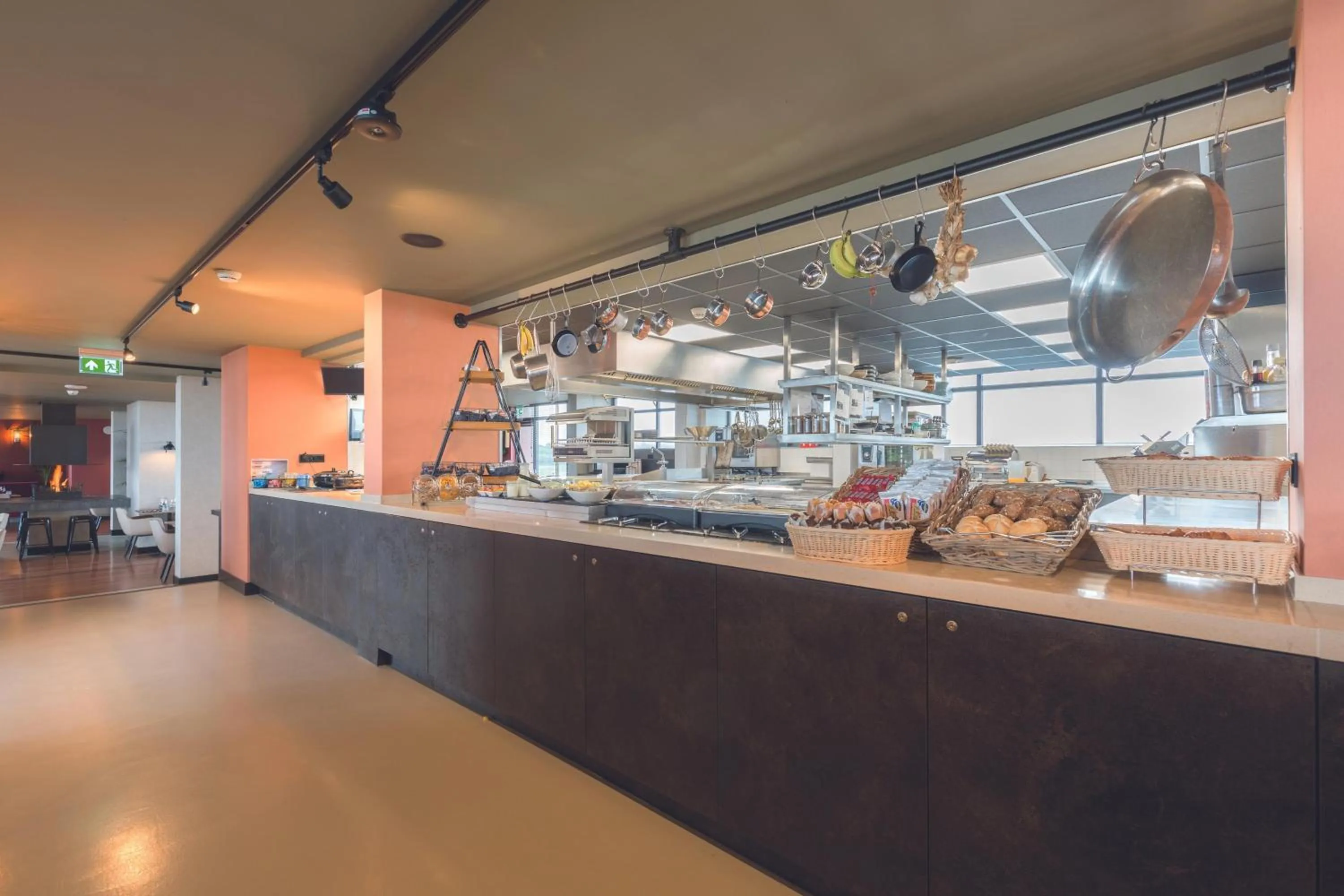 Buffet breakfast in Leonardo Hotel IJmuiden Seaport Beach