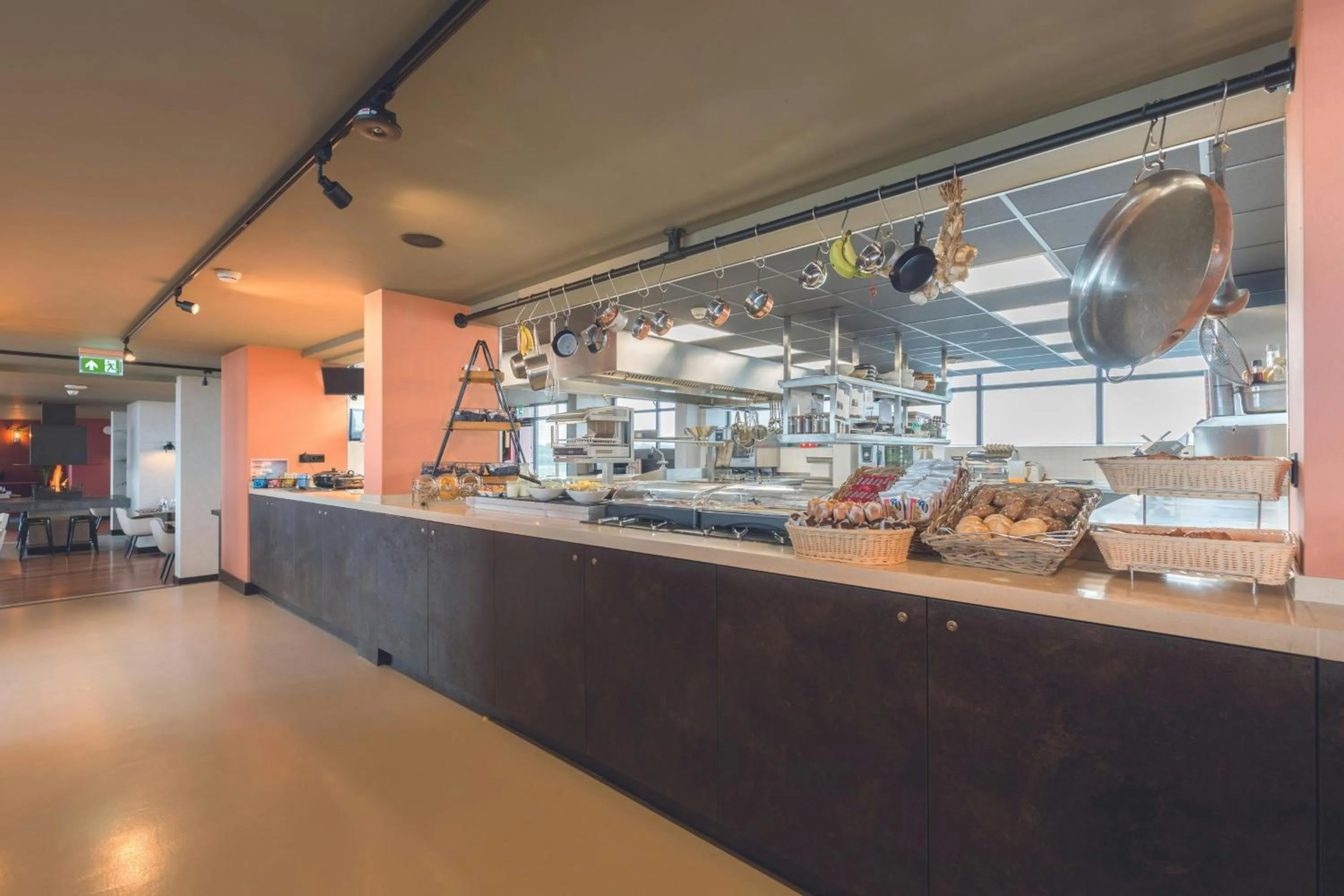 Buffet breakfast in Leonardo Hotel IJmuiden Seaport Beach