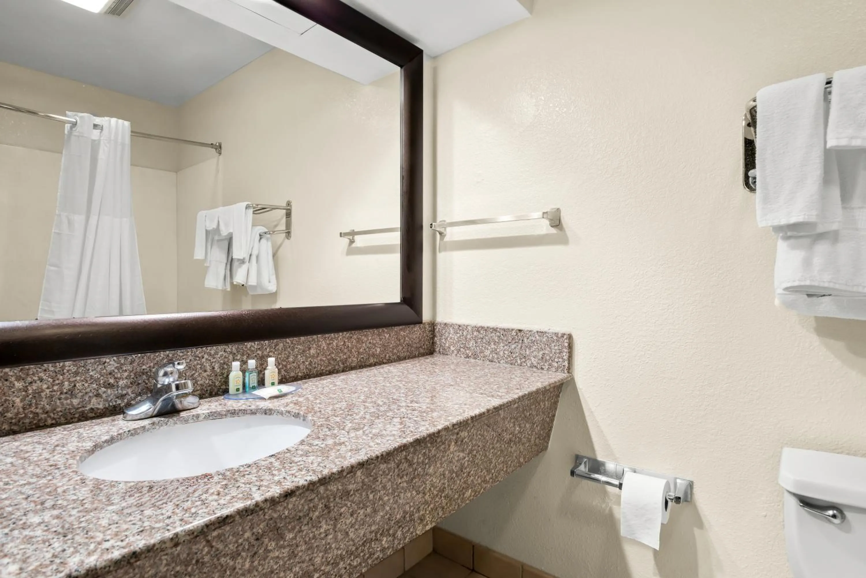 Shower in Quality Inn and Suites Lafayette