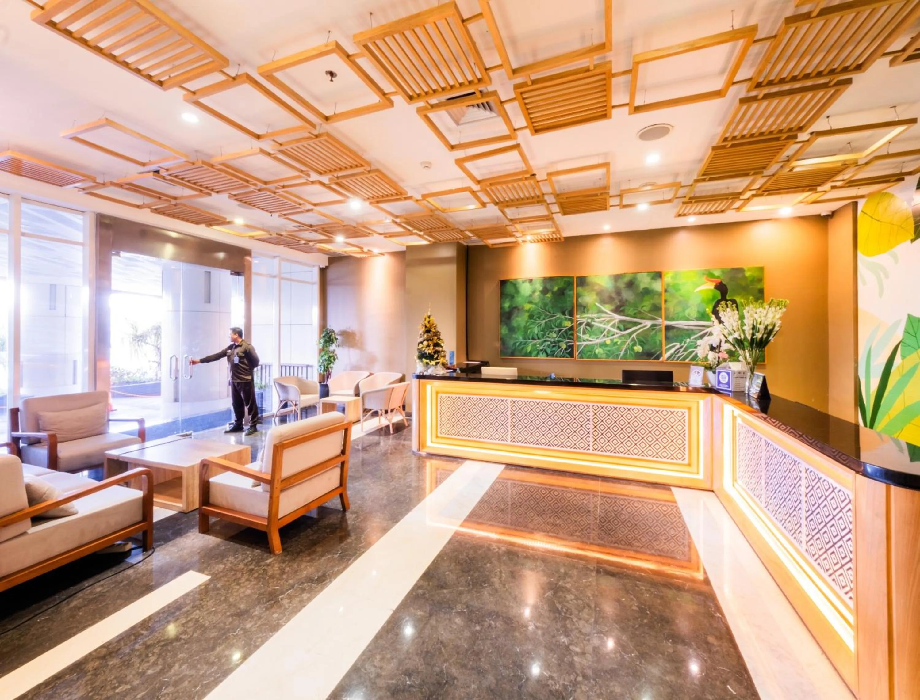 Lobby or reception in Astara Hotel Balikpapan