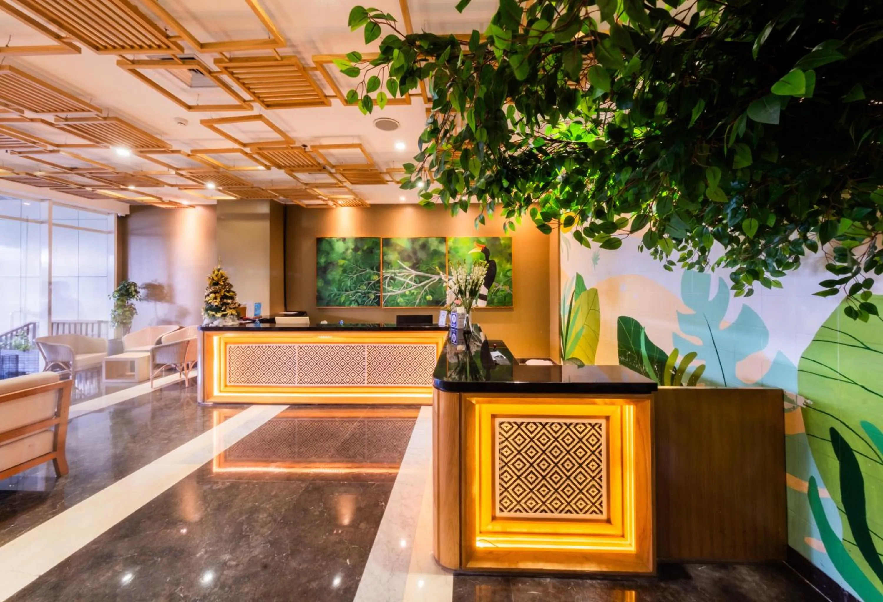 Lobby or reception in Astara Hotel Balikpapan