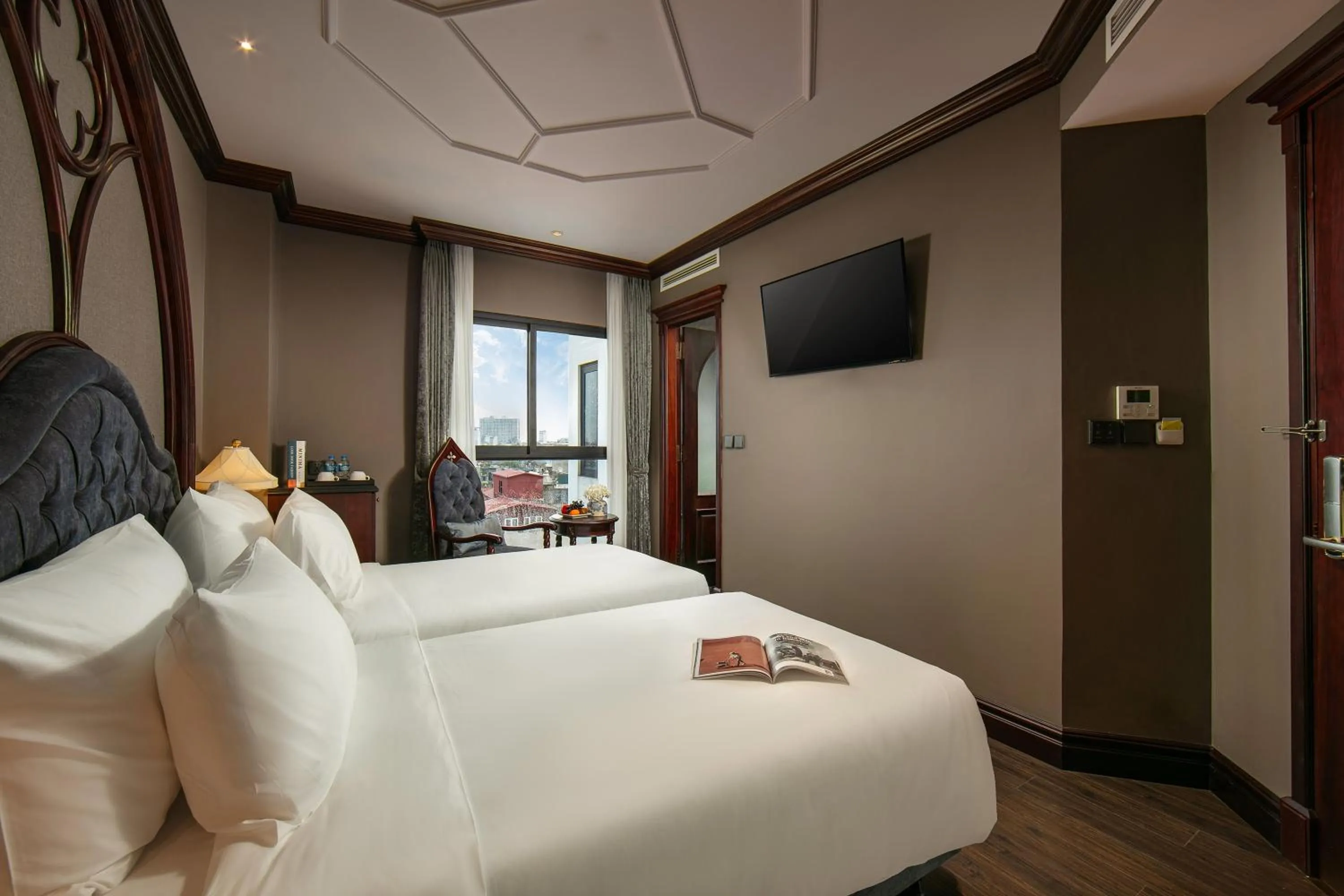 Bedroom, Bed in Le Chanvre Hanoi Hotel & Spa