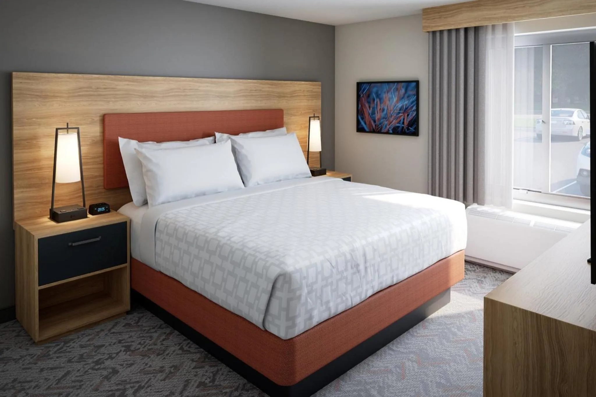 Photo of the whole room, Bed in Candlewood Suites Atlanta - Smyrna by IHG