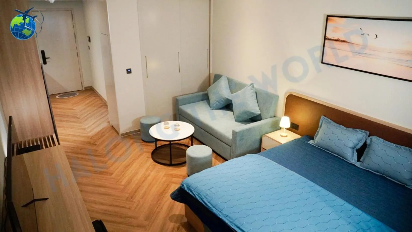 Photo of the whole room, Bed in Sweet Homestay - Marina HaLong