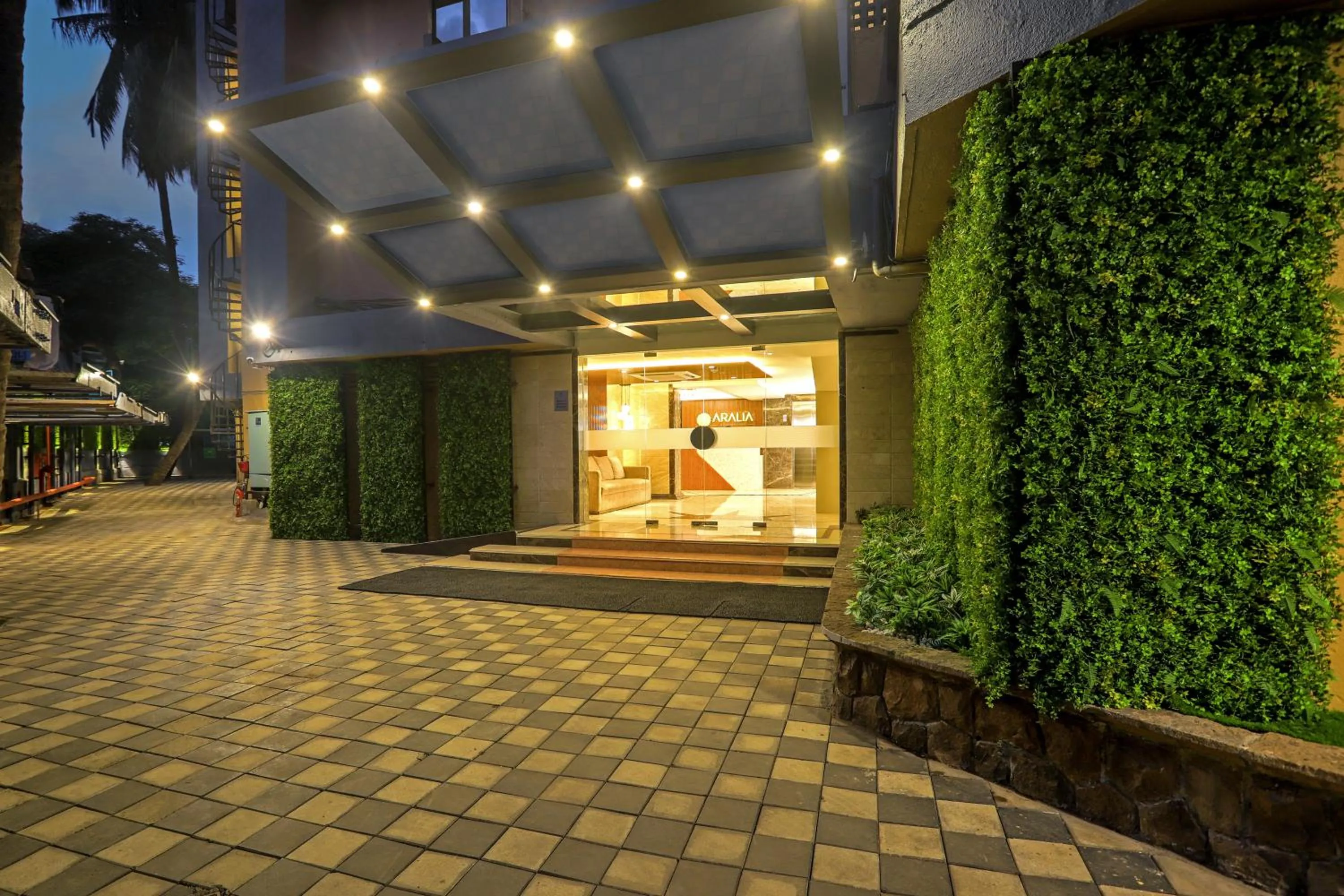 Facade/entrance in Aralia International Airport, Mumbai