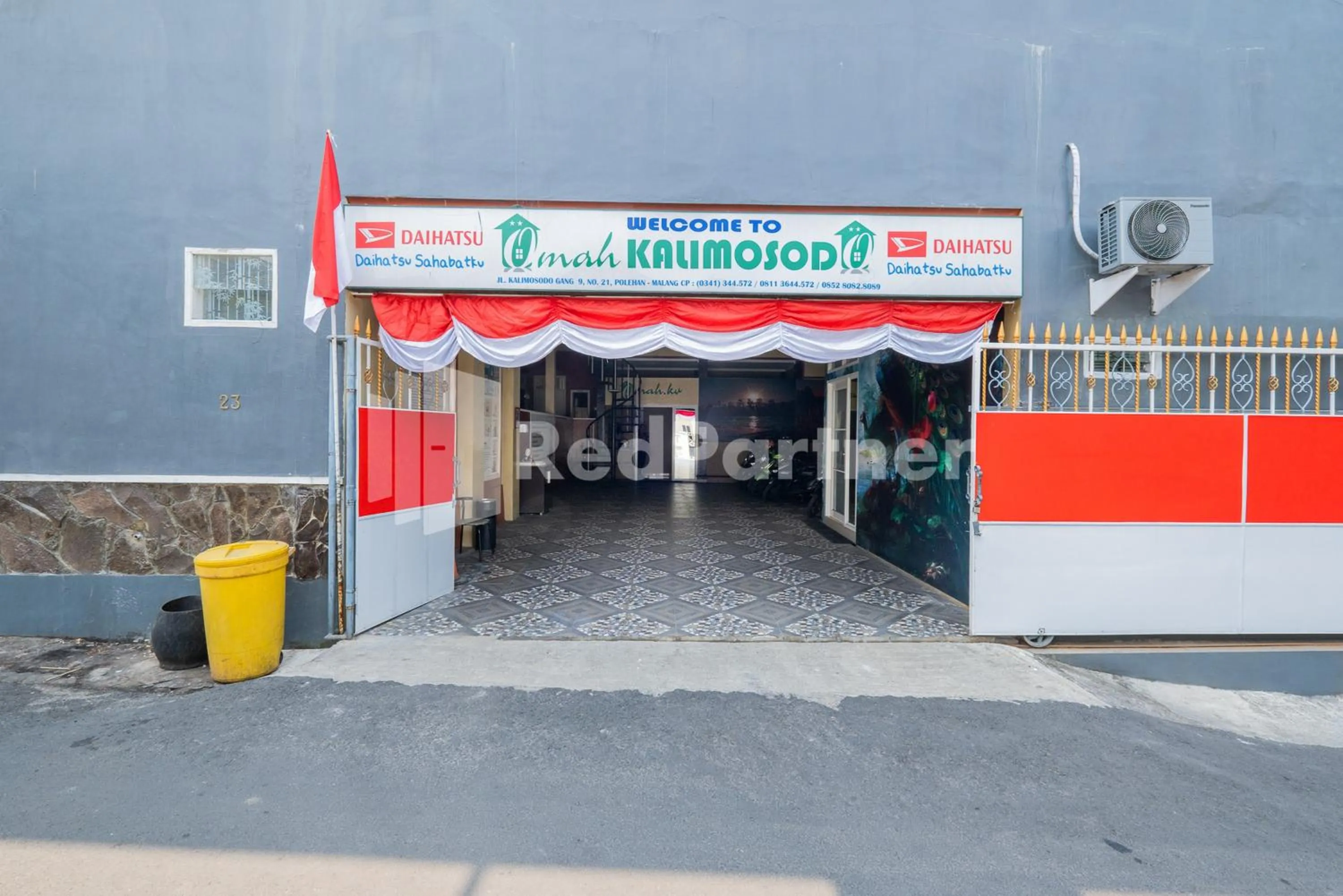 Property building in Omah Kalimosodo Mitra RedDoorz near Stasiun Malang Kota Baru