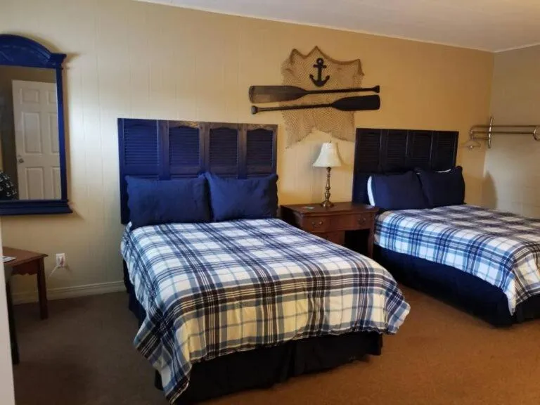 Bed in Sportsman's Lodge