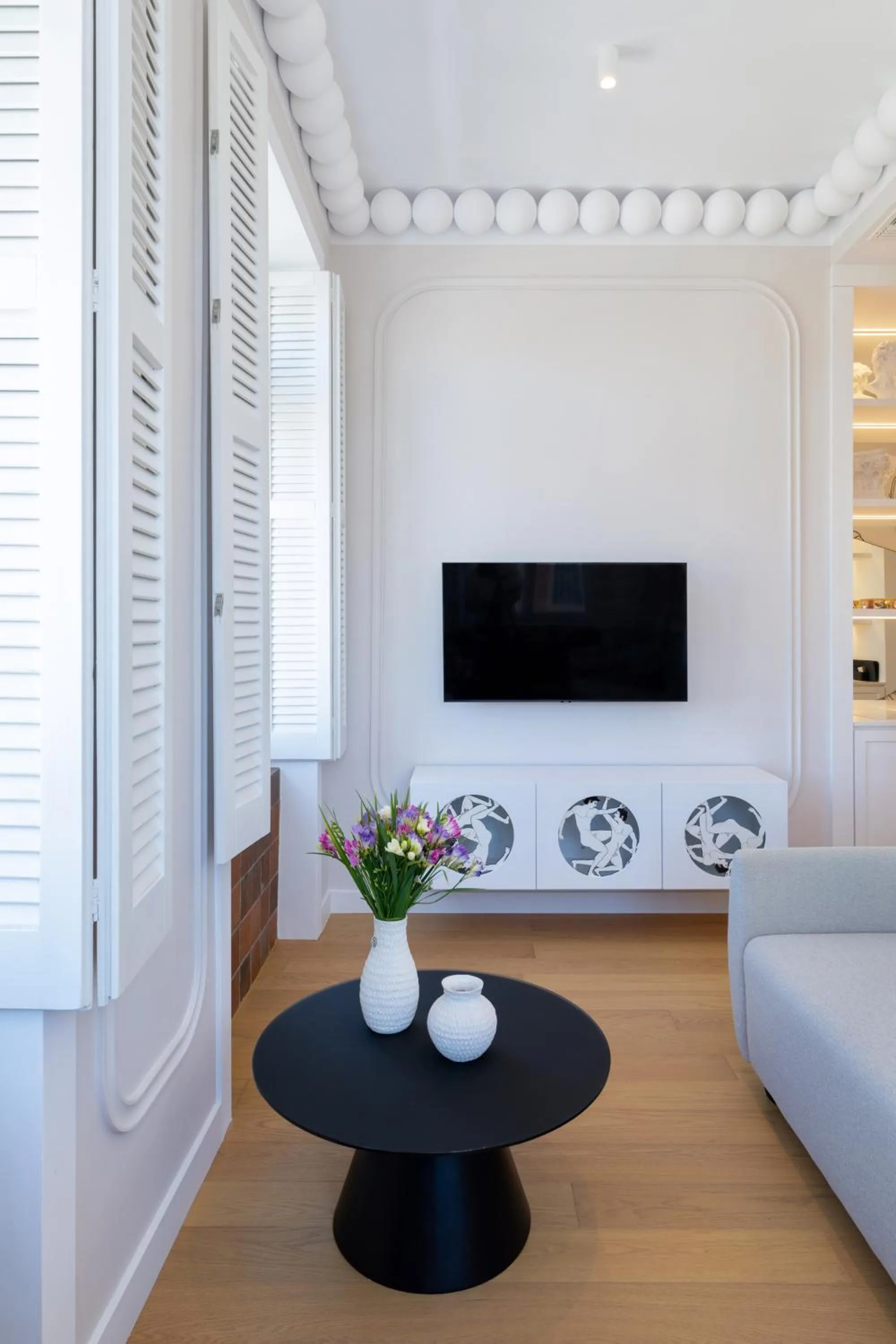 Living room in Agora Suites