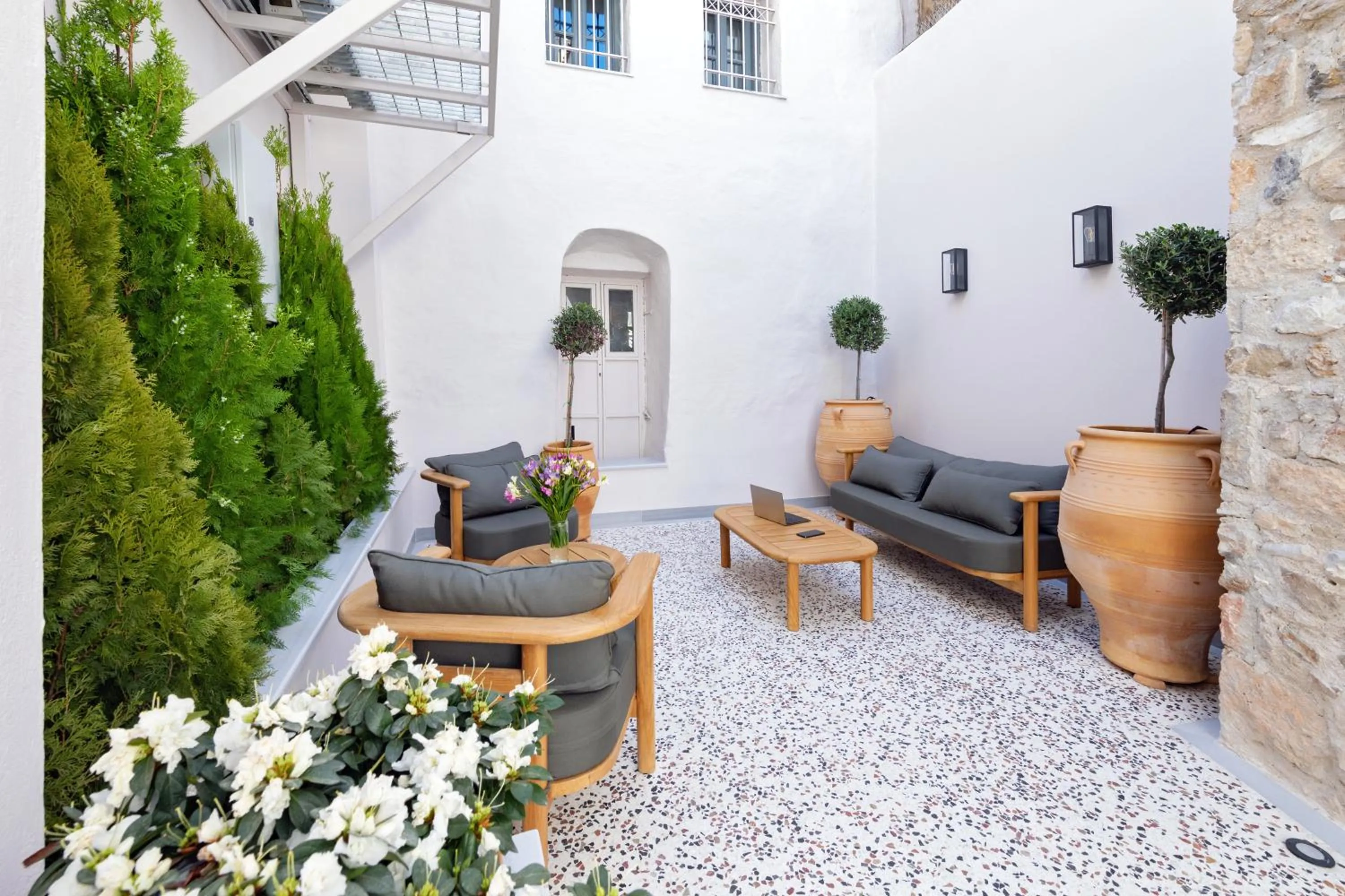 Patio in Agora Suites