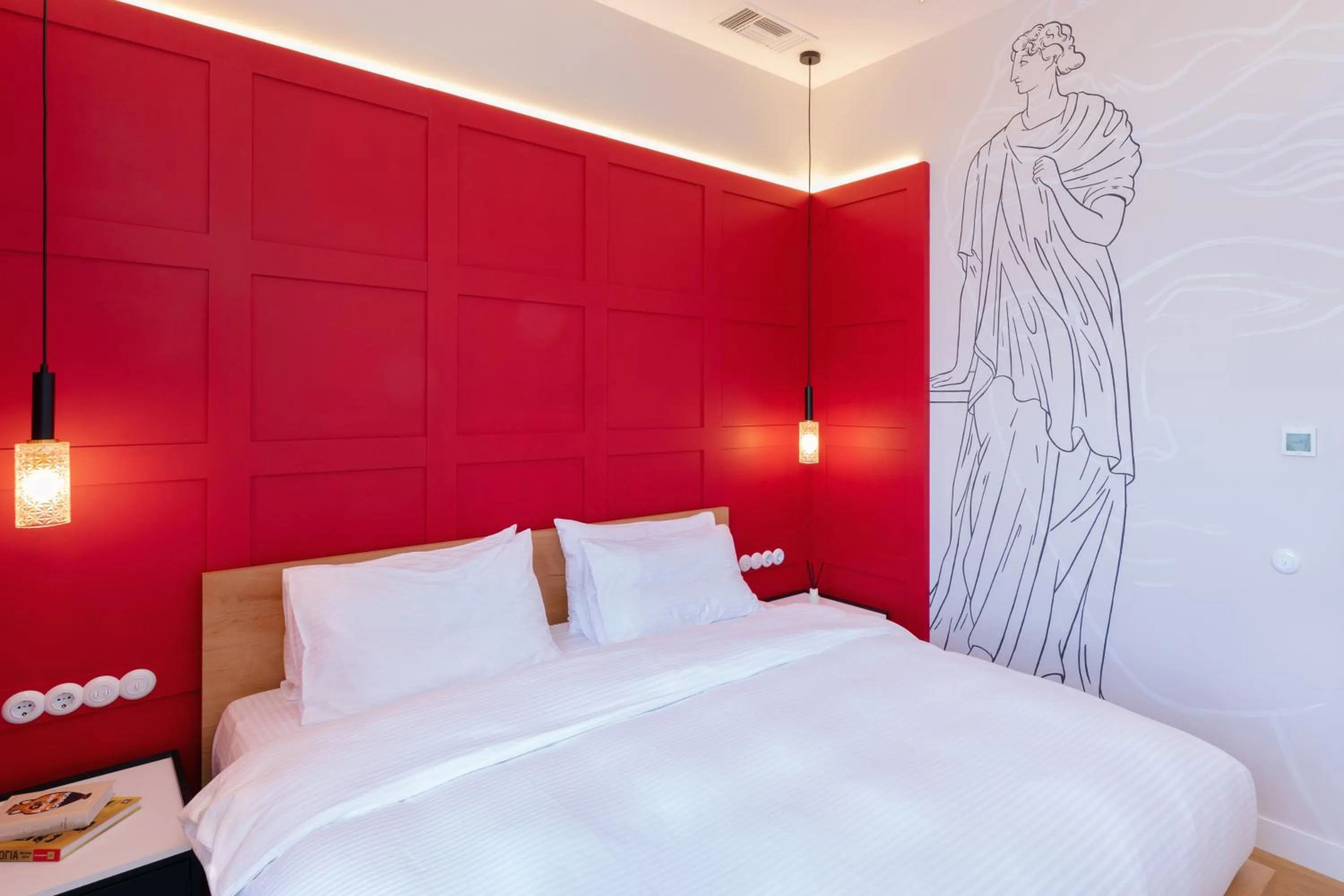 Bed in Agora Suites