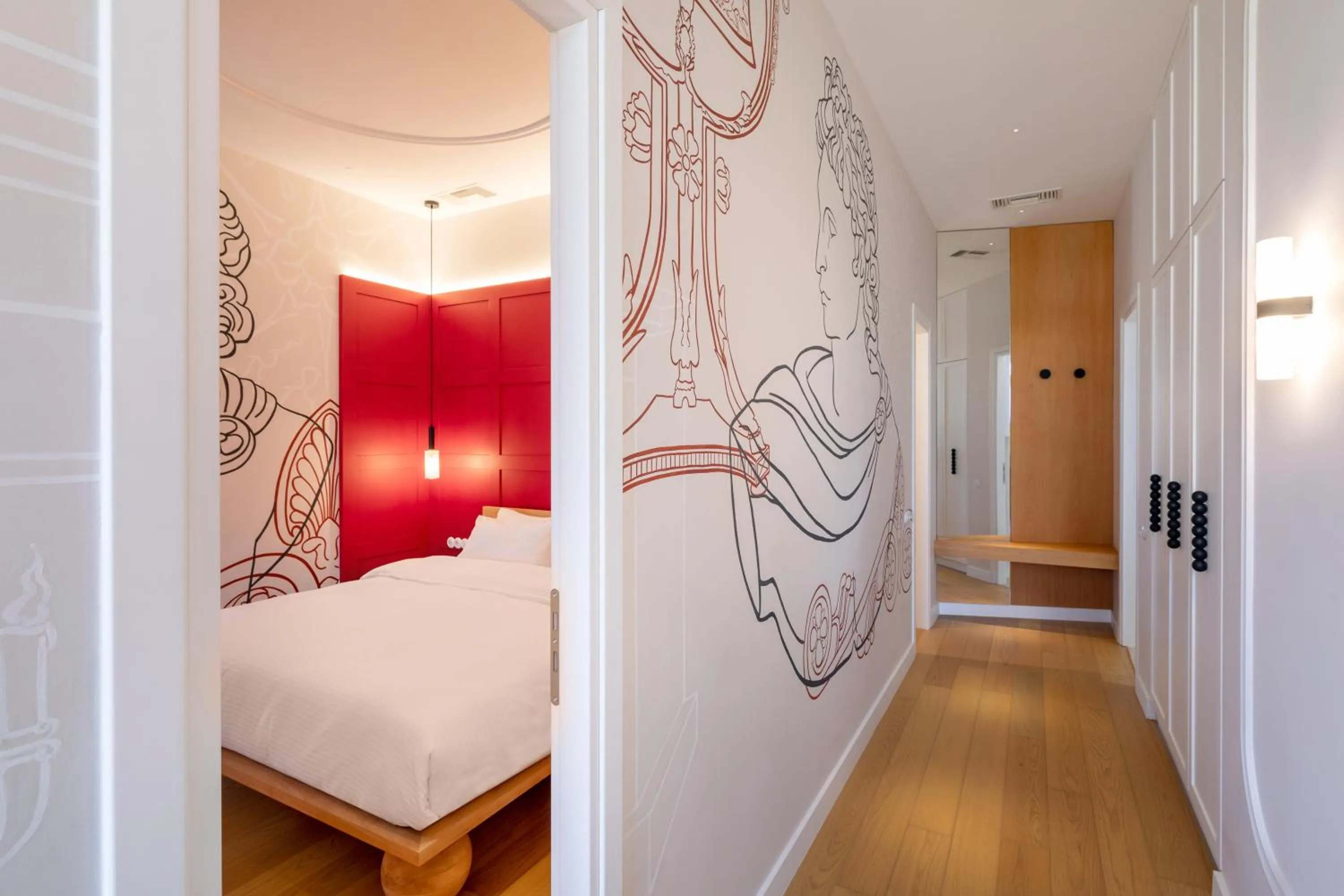 Bedroom, Bed in Agora Suites