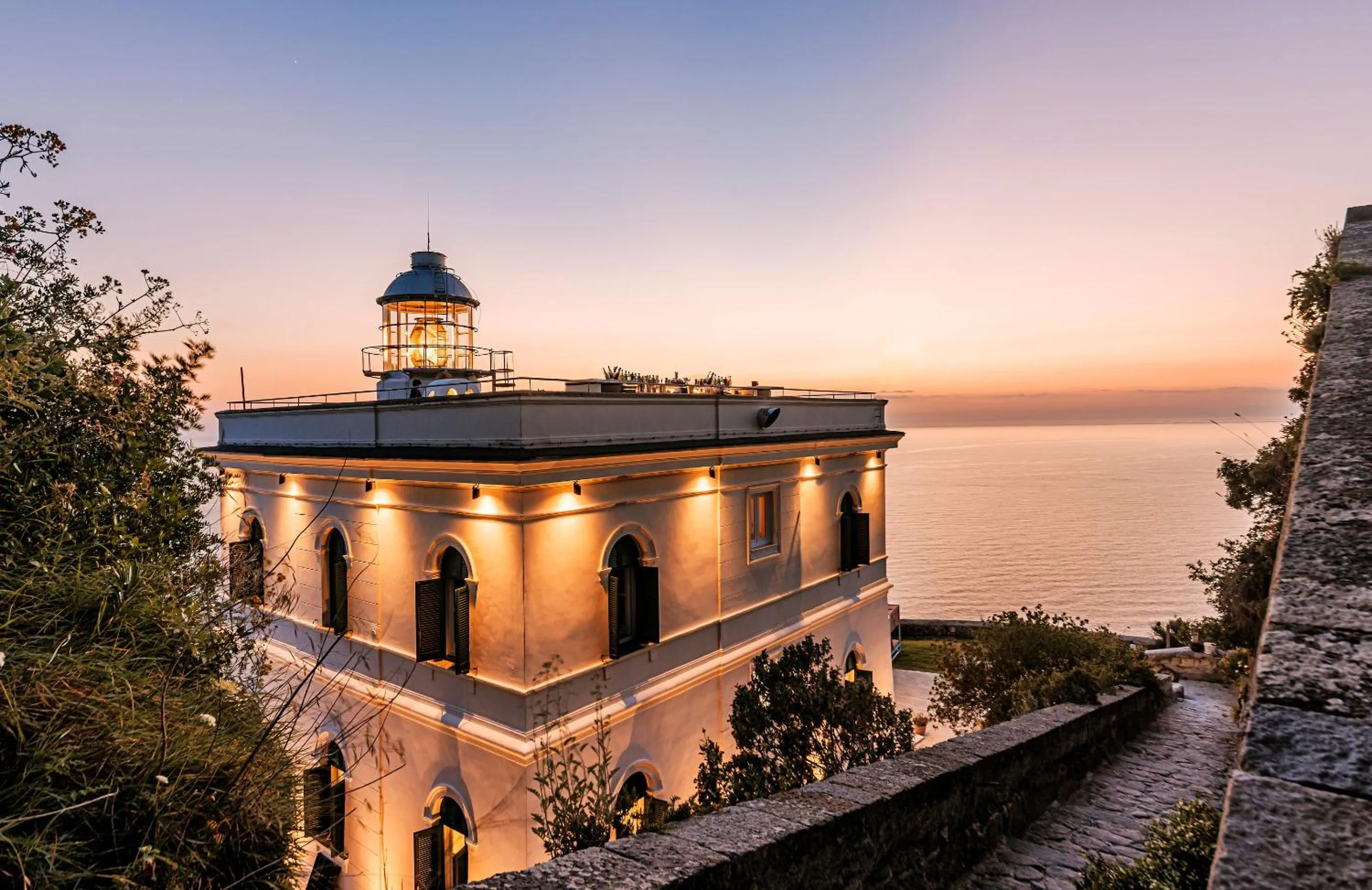 Property building in Ischia Lighthousehideaway