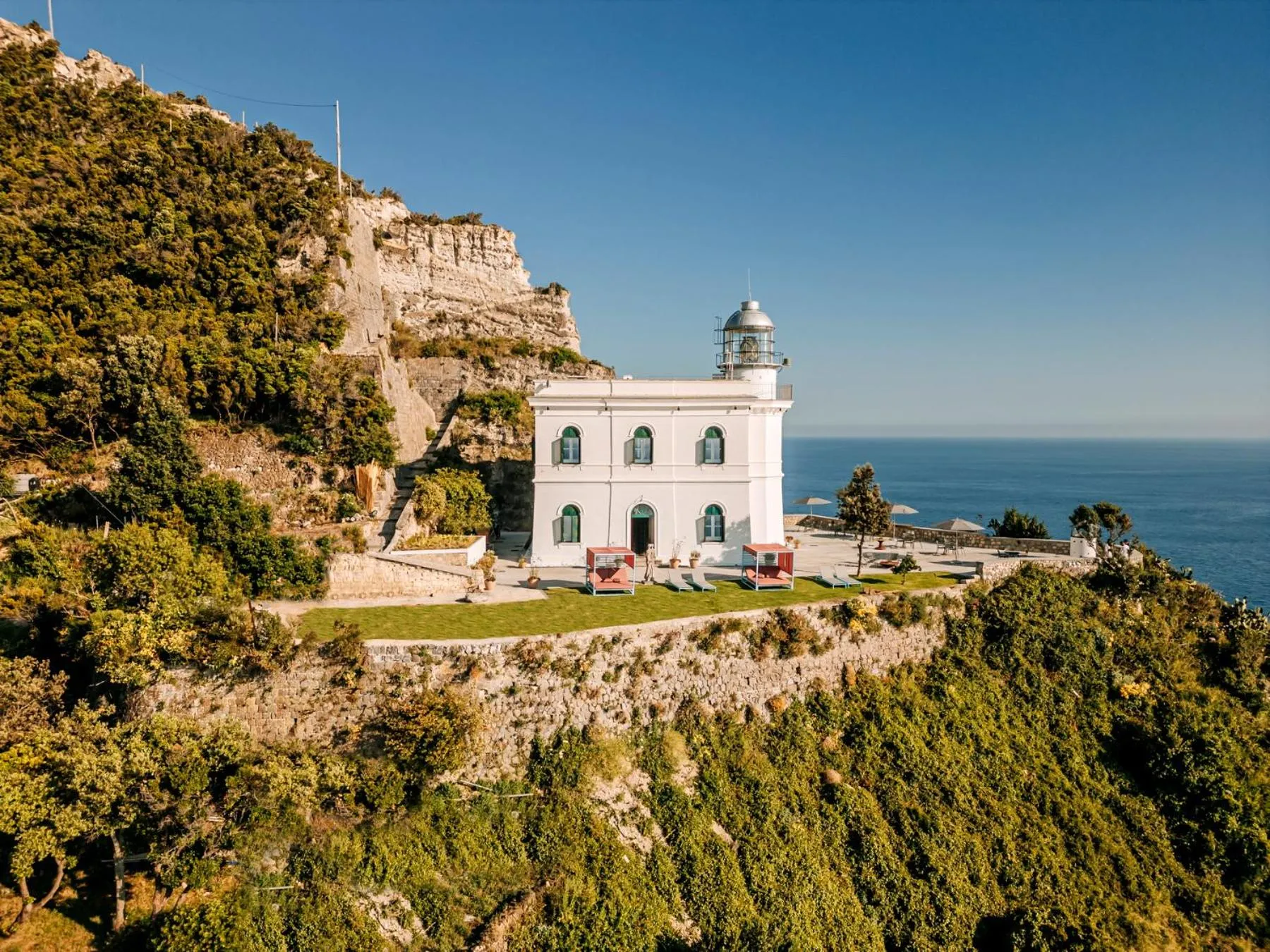 Property building in Ischia Lighthousehideaway