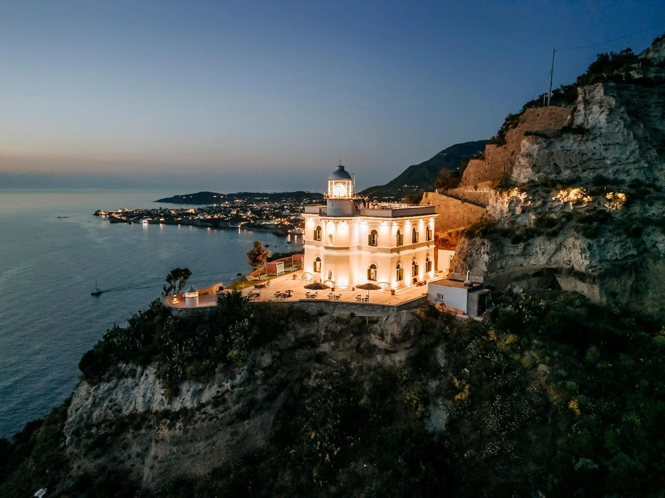 Property building in Ischia Lighthousehideaway