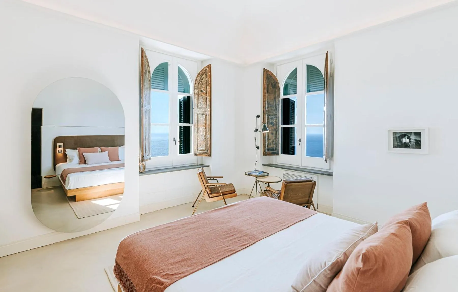 Bed in Ischia Lighthousehideaway