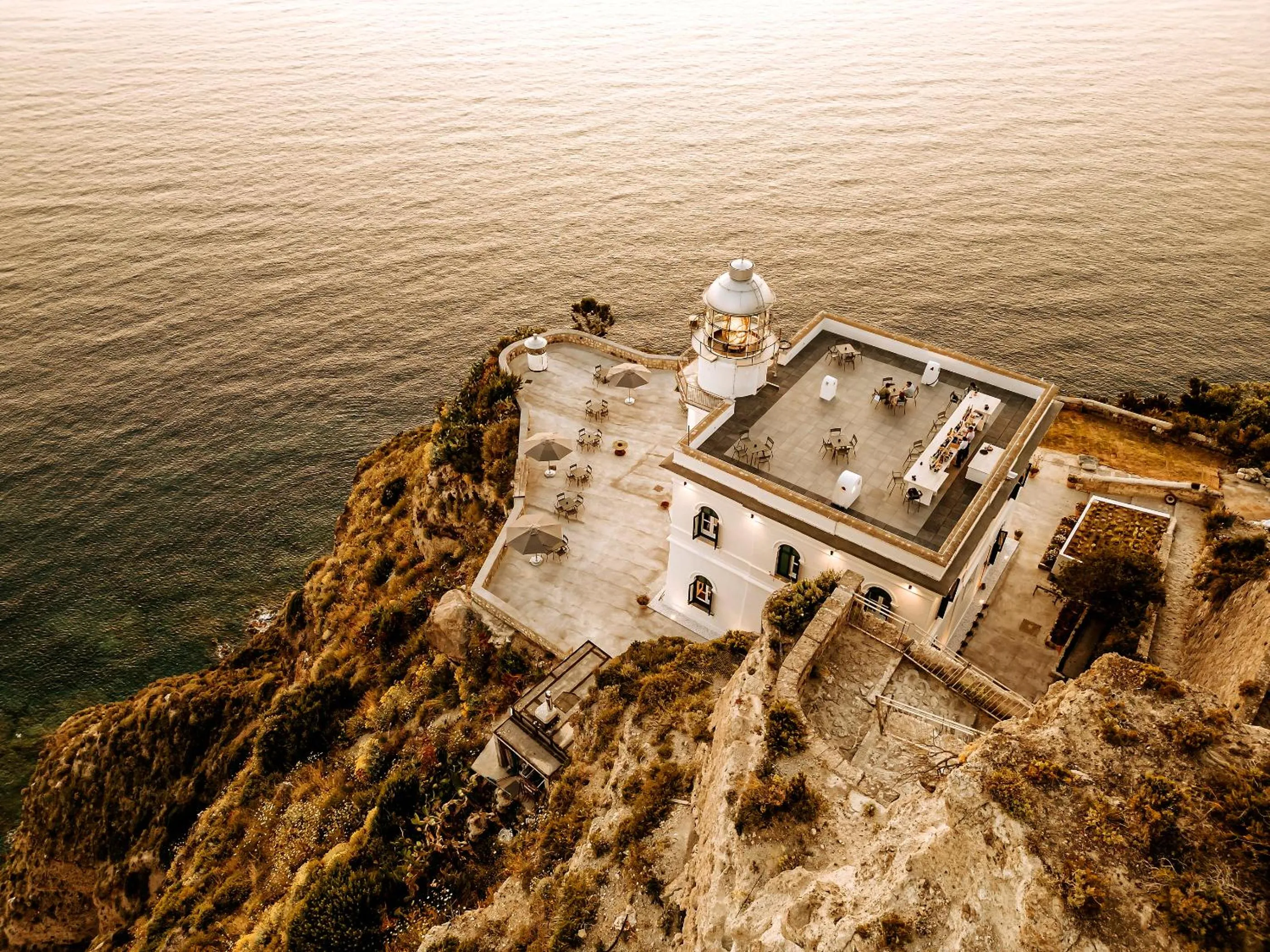 Bird's eye view in Ischia Lighthousehideaway