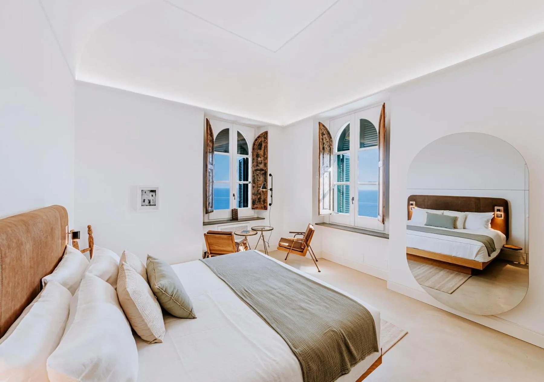 Bed in Ischia Lighthousehideaway