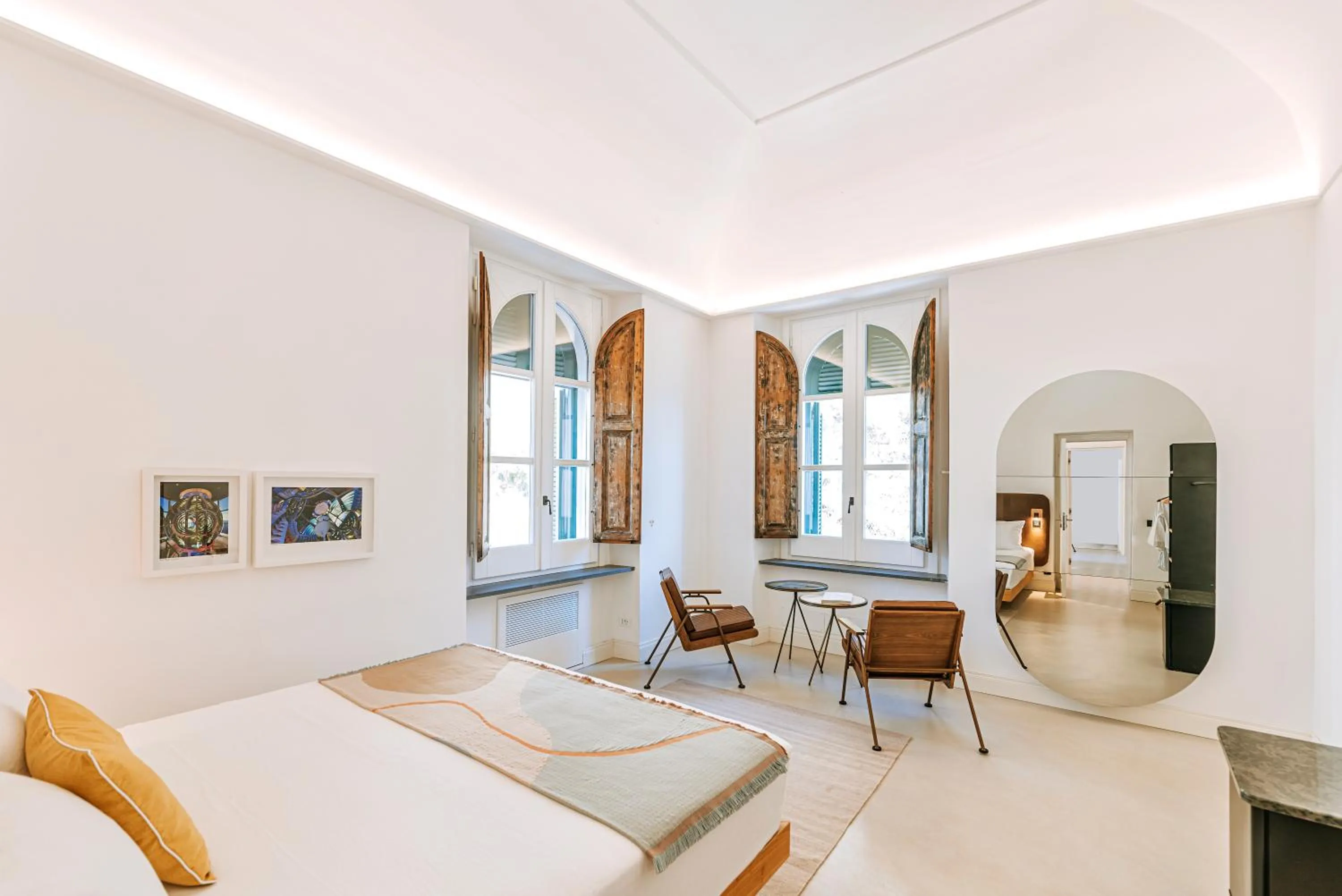 Bedroom in Ischia Lighthousehideaway