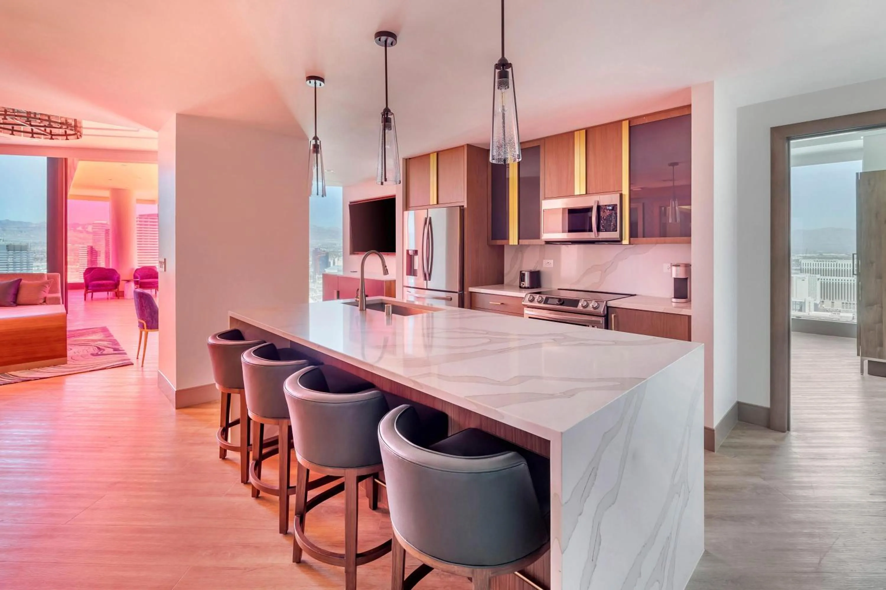 Kitchen or kitchenette in Hilton Club Elara Las Vegas