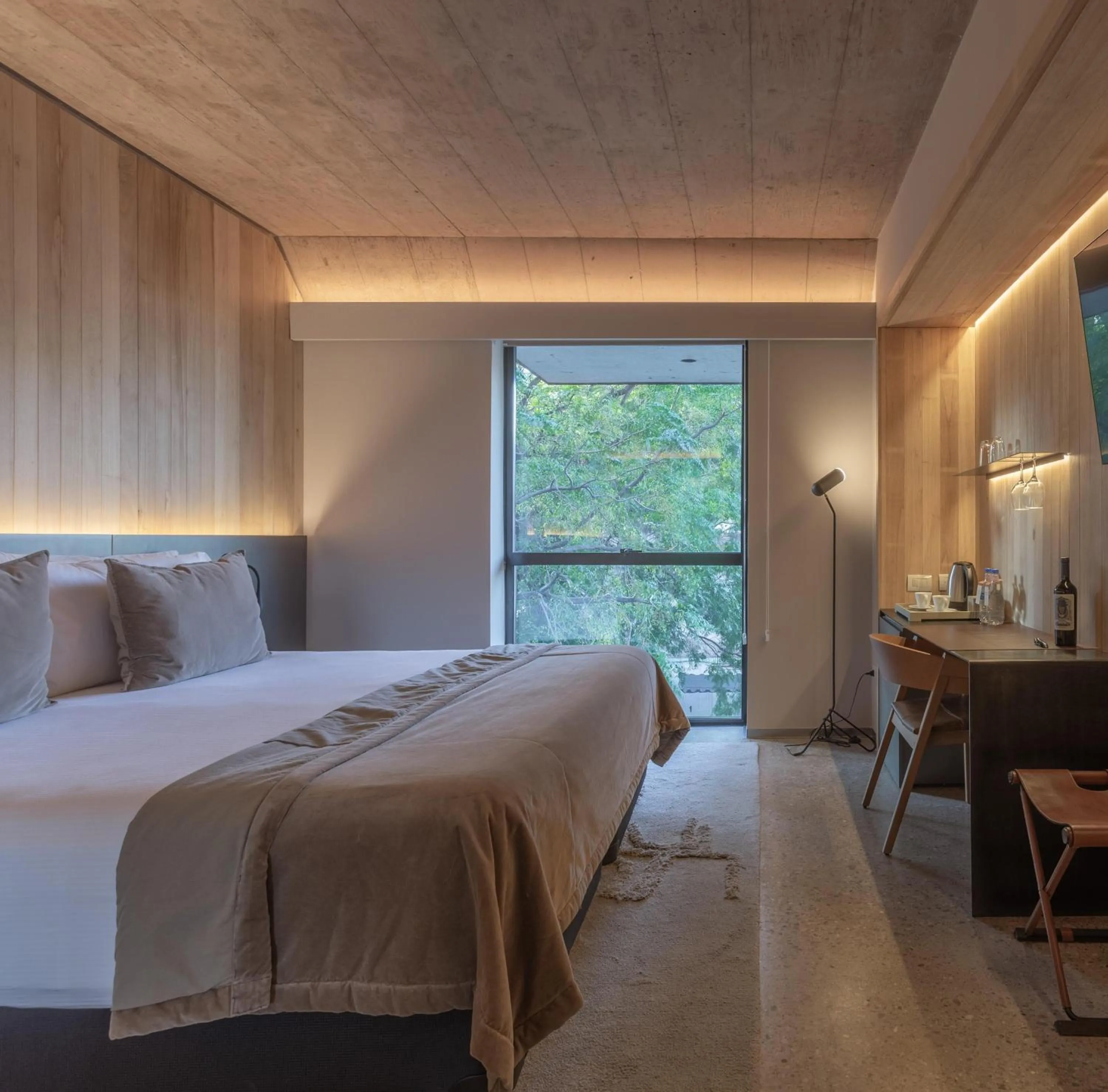 Bed in Hualta Hotel Mendoza, Curio Collection by Hilton