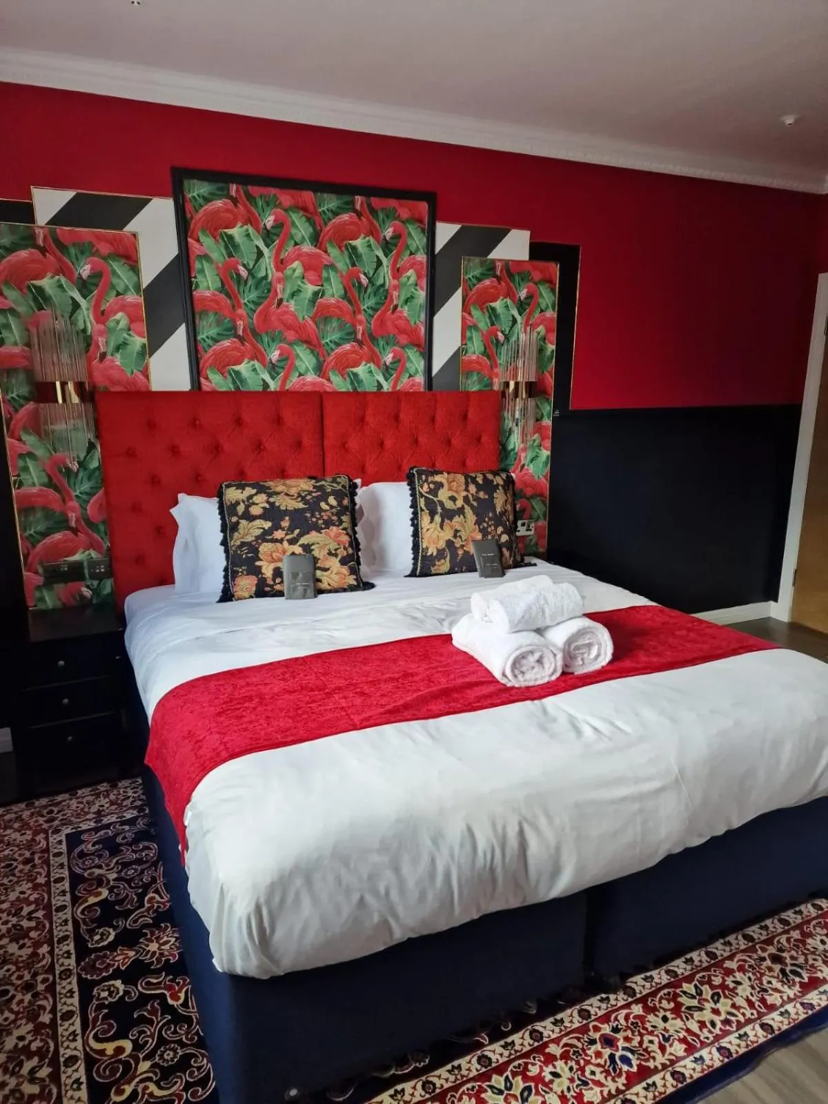 Bed in The Mad Hatter's Guestrooms