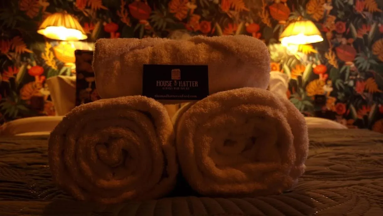 Bed in The Mad Hatter's Guestrooms