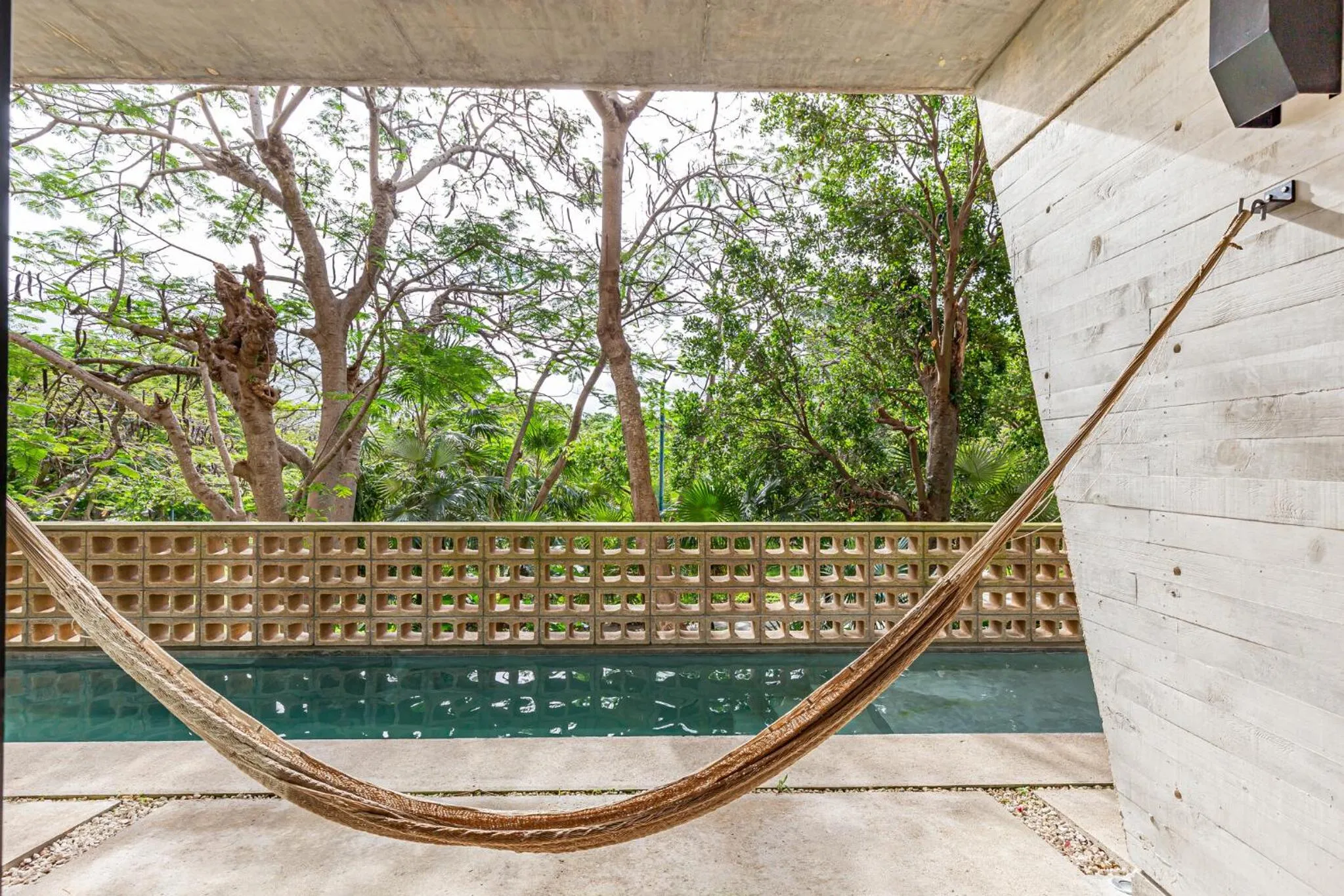 Pool view in Sophisticated - Large Loft With Pool