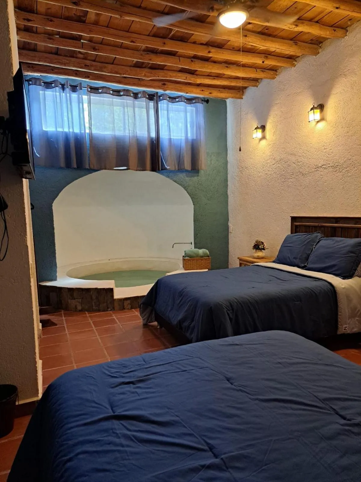 Bed in La Ilusión Hotel Campestre y Balneario