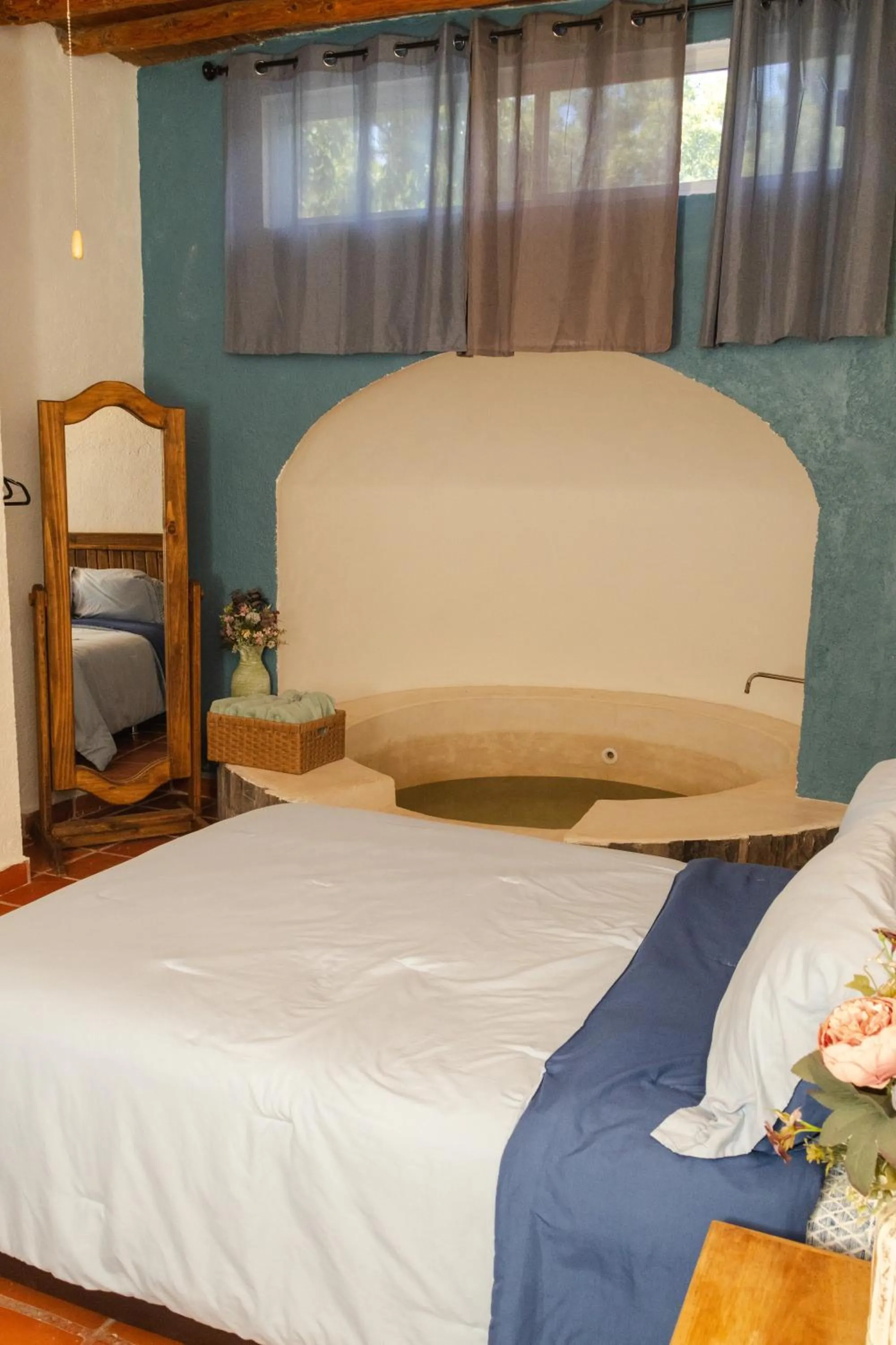 Bed in La Ilusión Hotel Campestre y Balneario