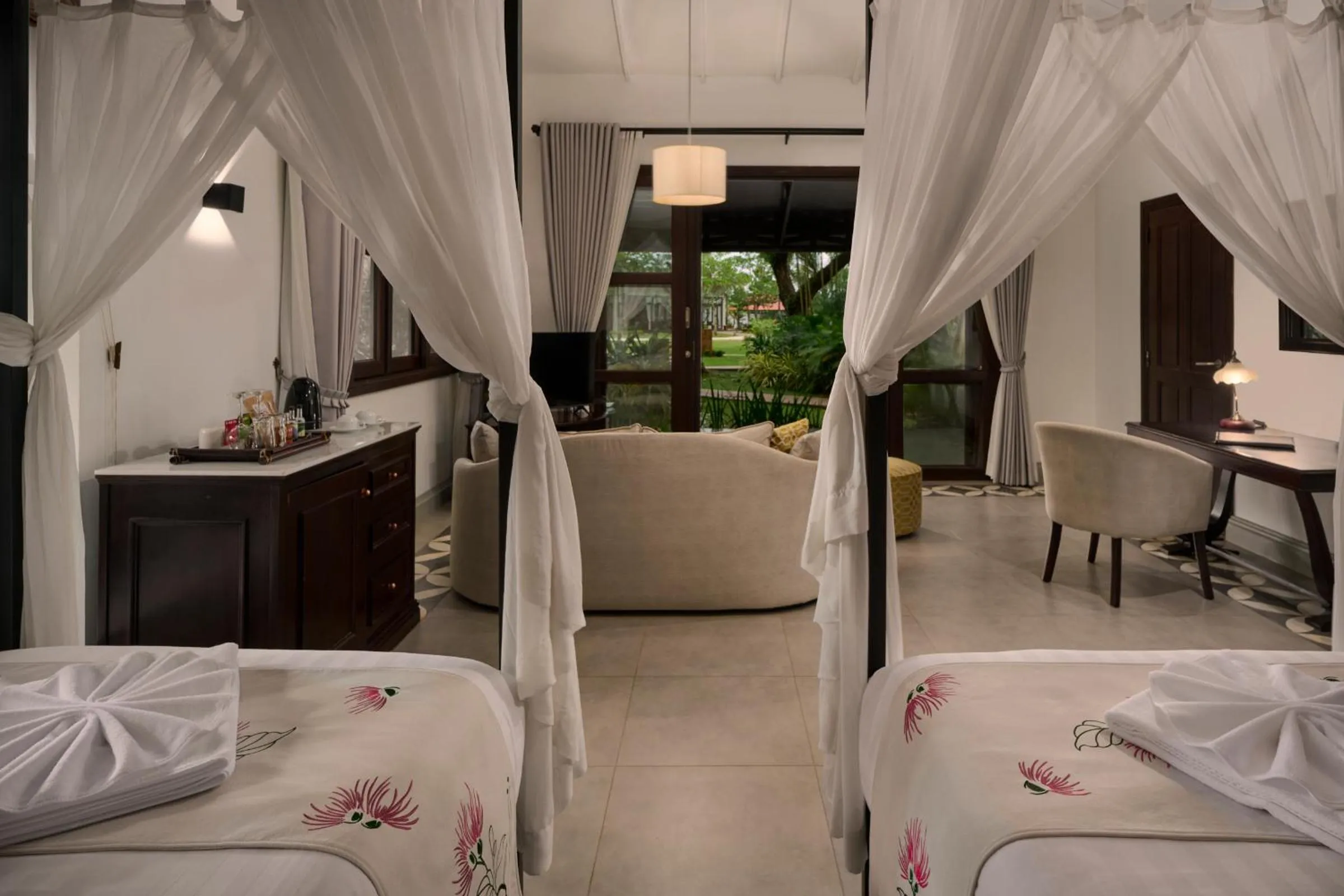 View (from property/room), Bed in Samanea Beach Resort & Spa