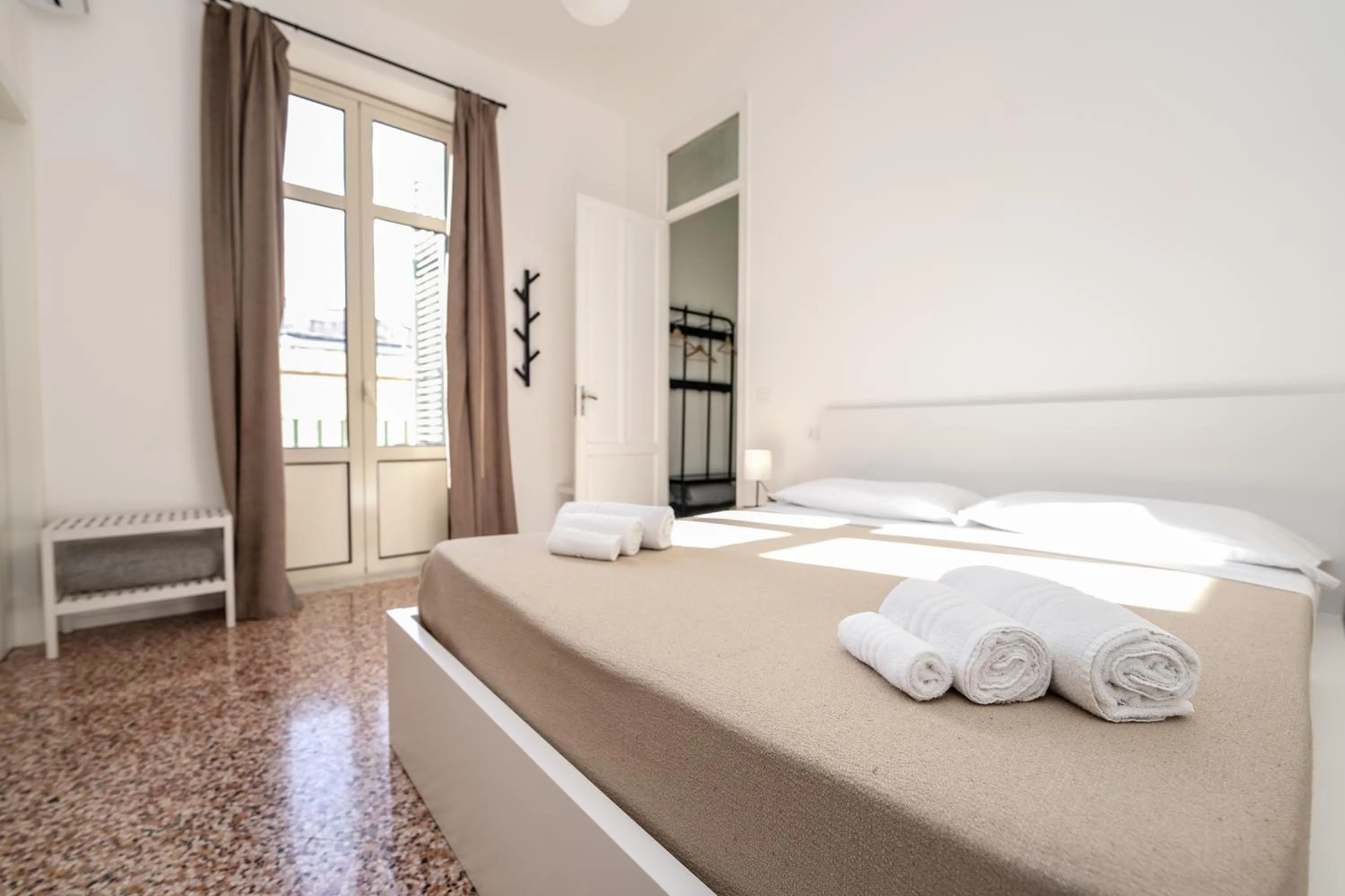 Bed in Valguarnera Studio Apartments