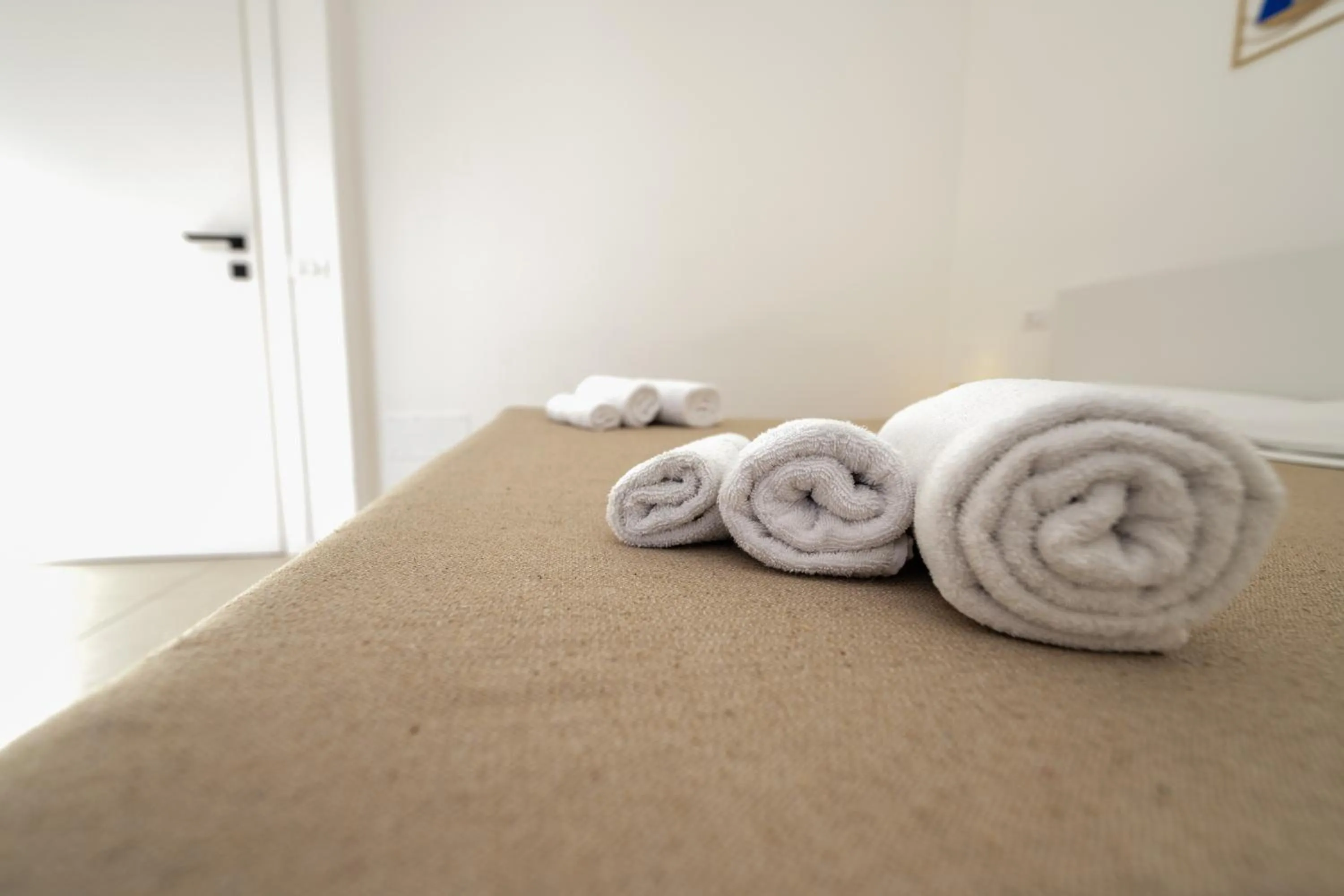 Bed in Valguarnera Studio Apartments