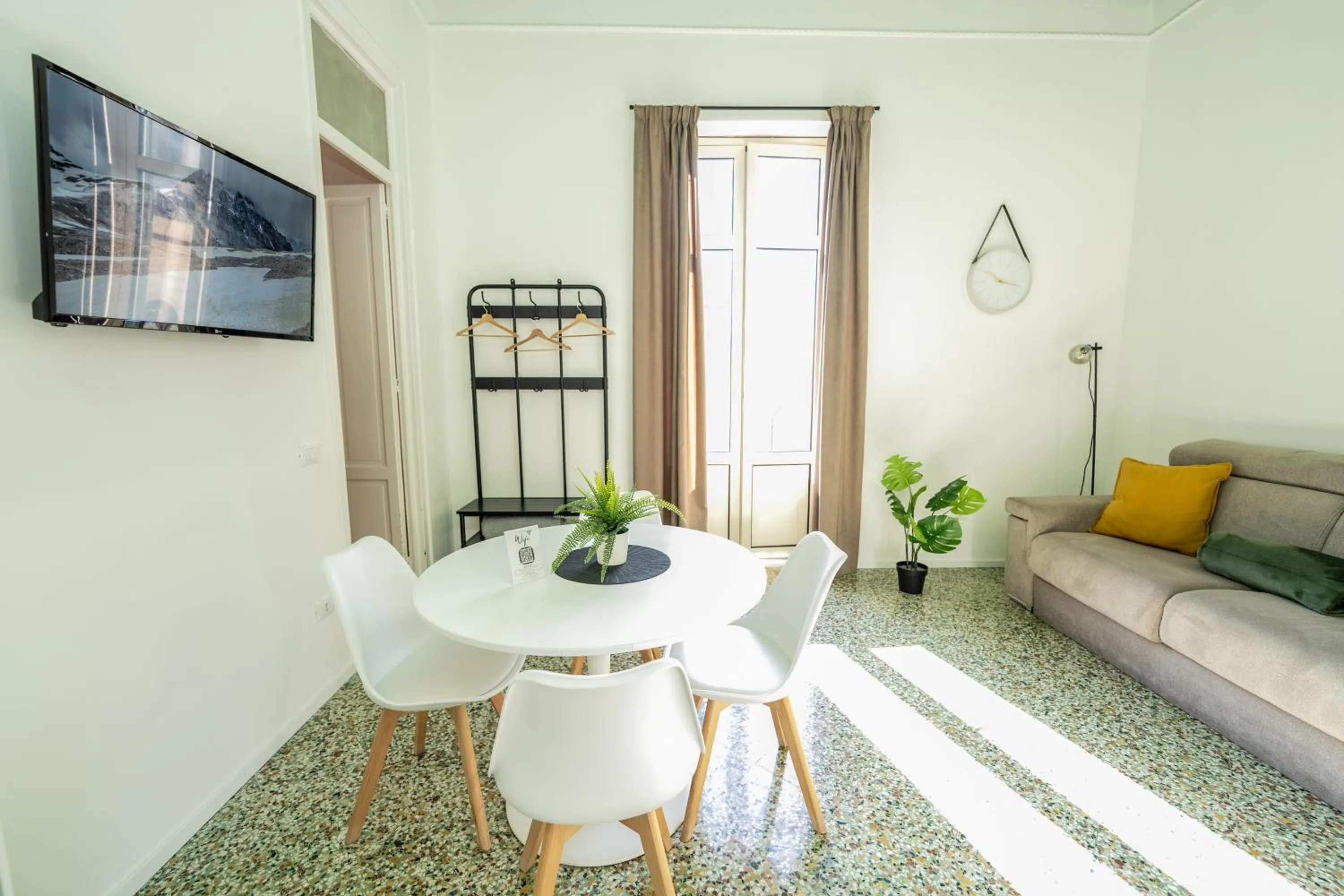 Bed in Valguarnera Studio Apartments