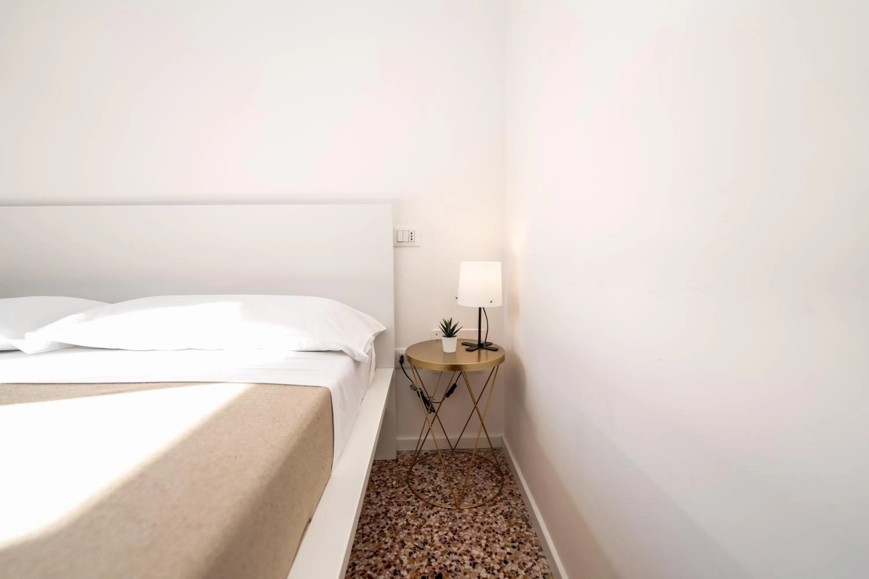 Bed in Valguarnera Studio Apartments