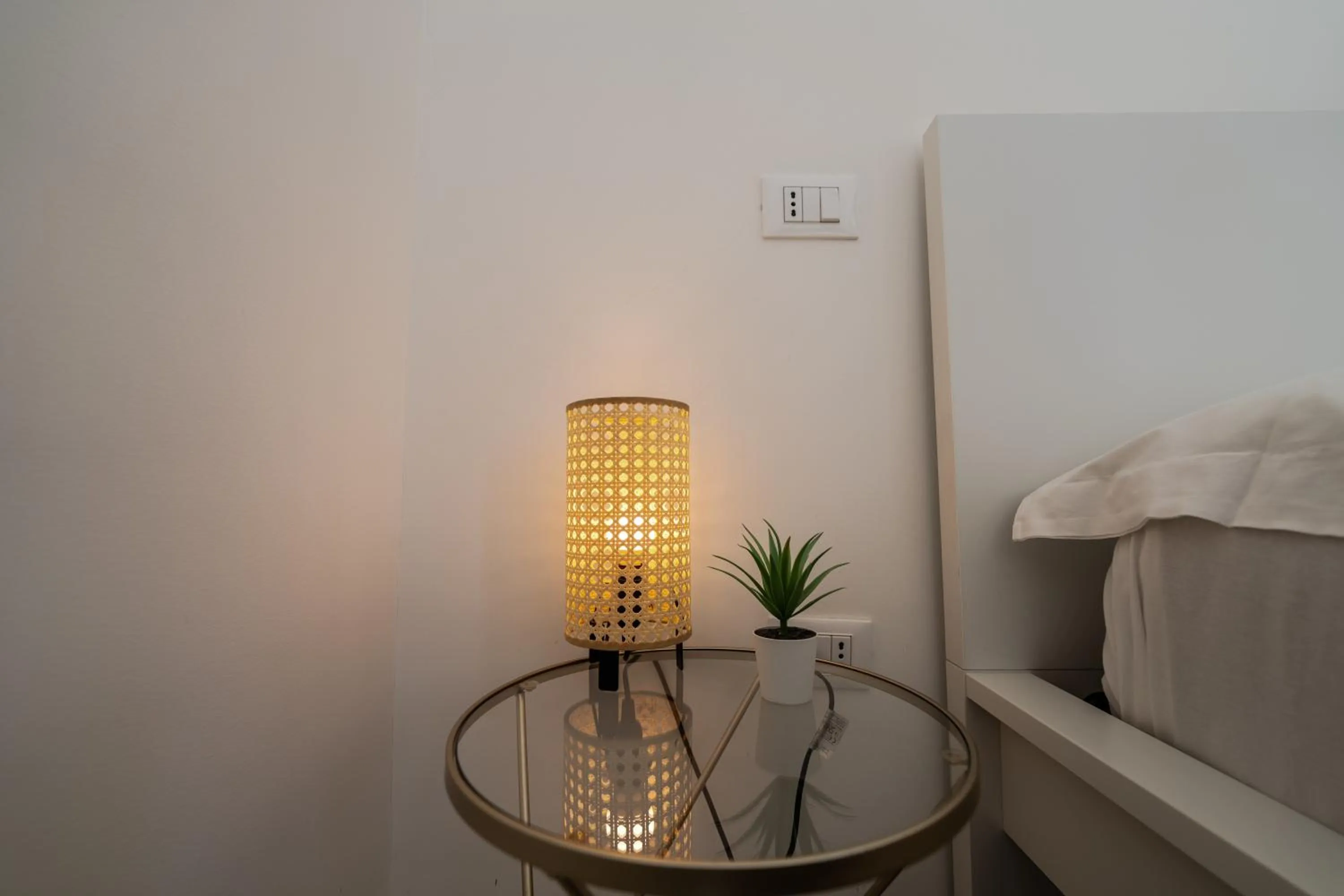 Bed in Valguarnera Studio Apartments